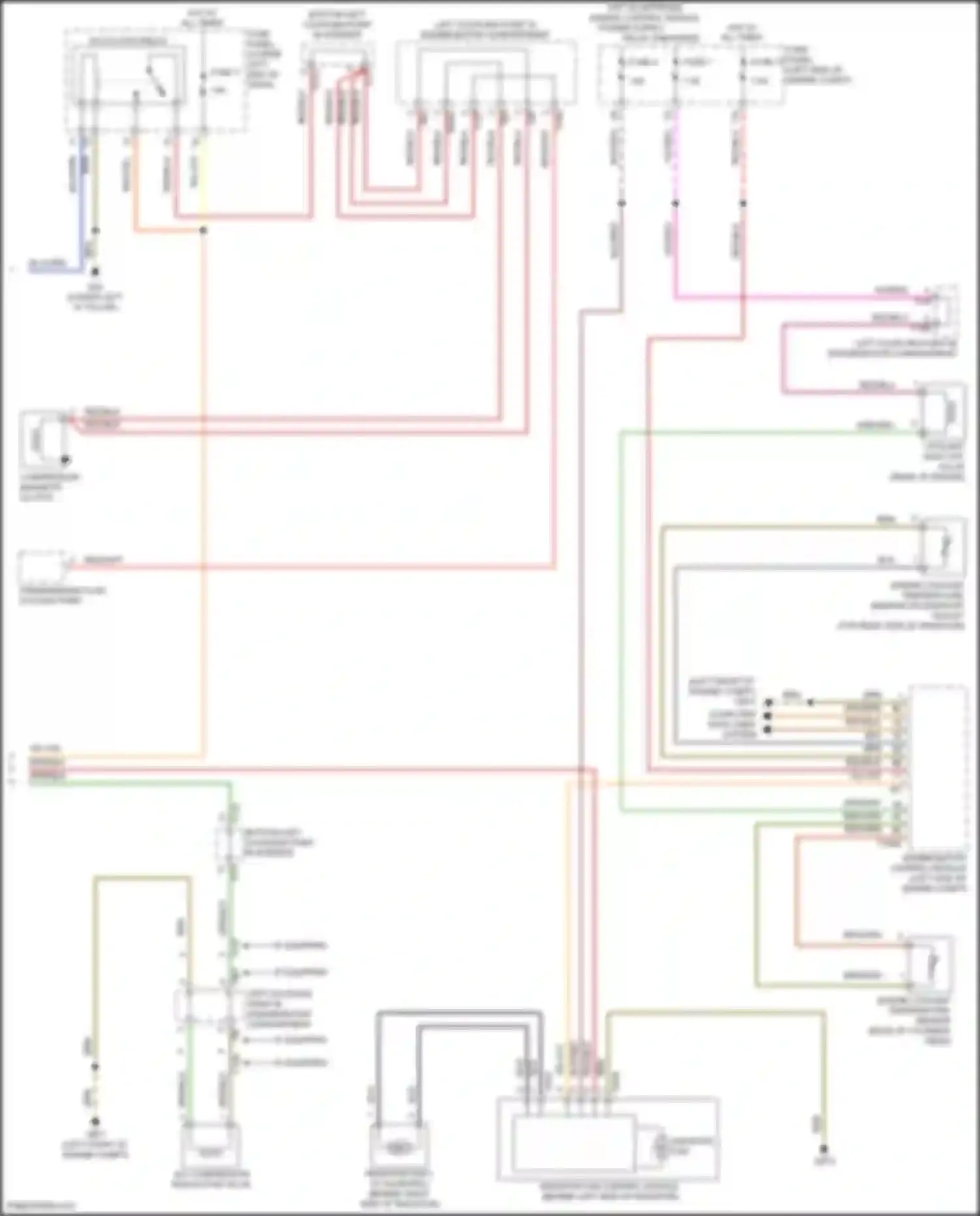 Wiring diagram engine coolant temperature sensor for Volkswagen Tiguan II (2016-2020) (3 of 4)