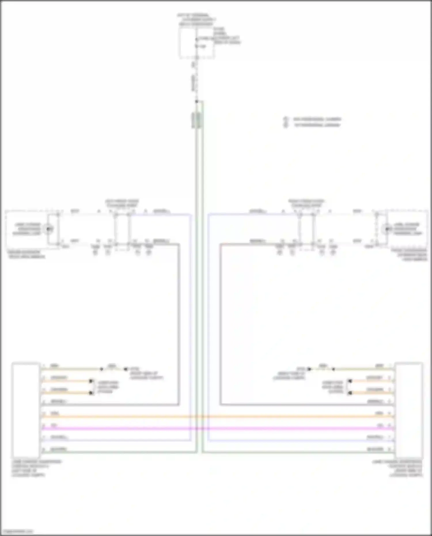 Wiring diagram lane change assistance control module 2 for Volkswagen Tiguan II (2016-2020) (3 of 4)