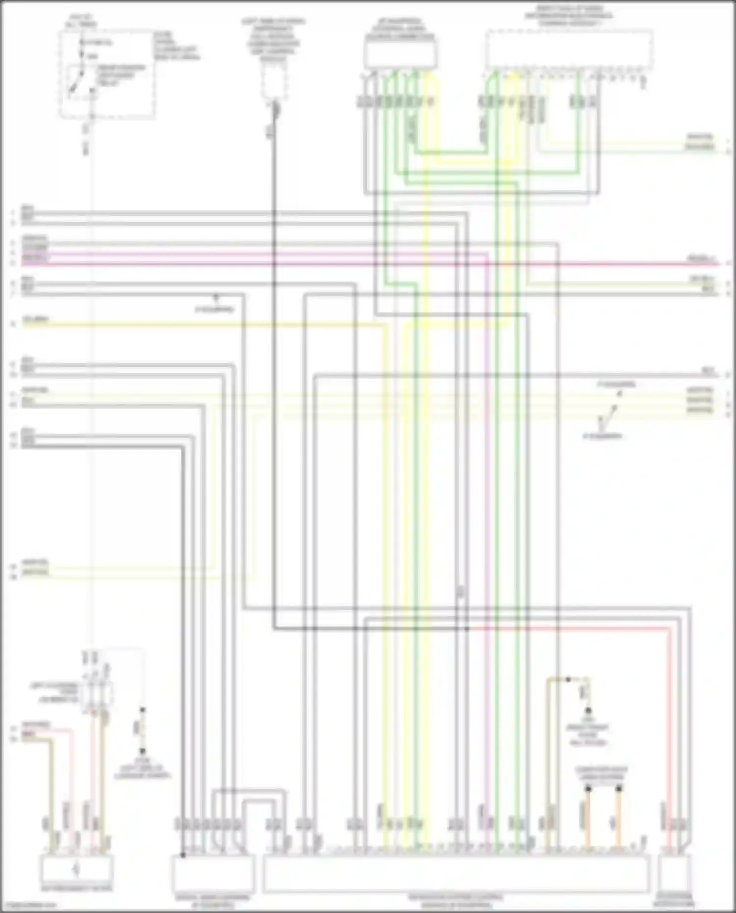 Wiring diagram left coupling point on rear lid for Volkswagen Tiguan II (2016-2020) (3 of 19)