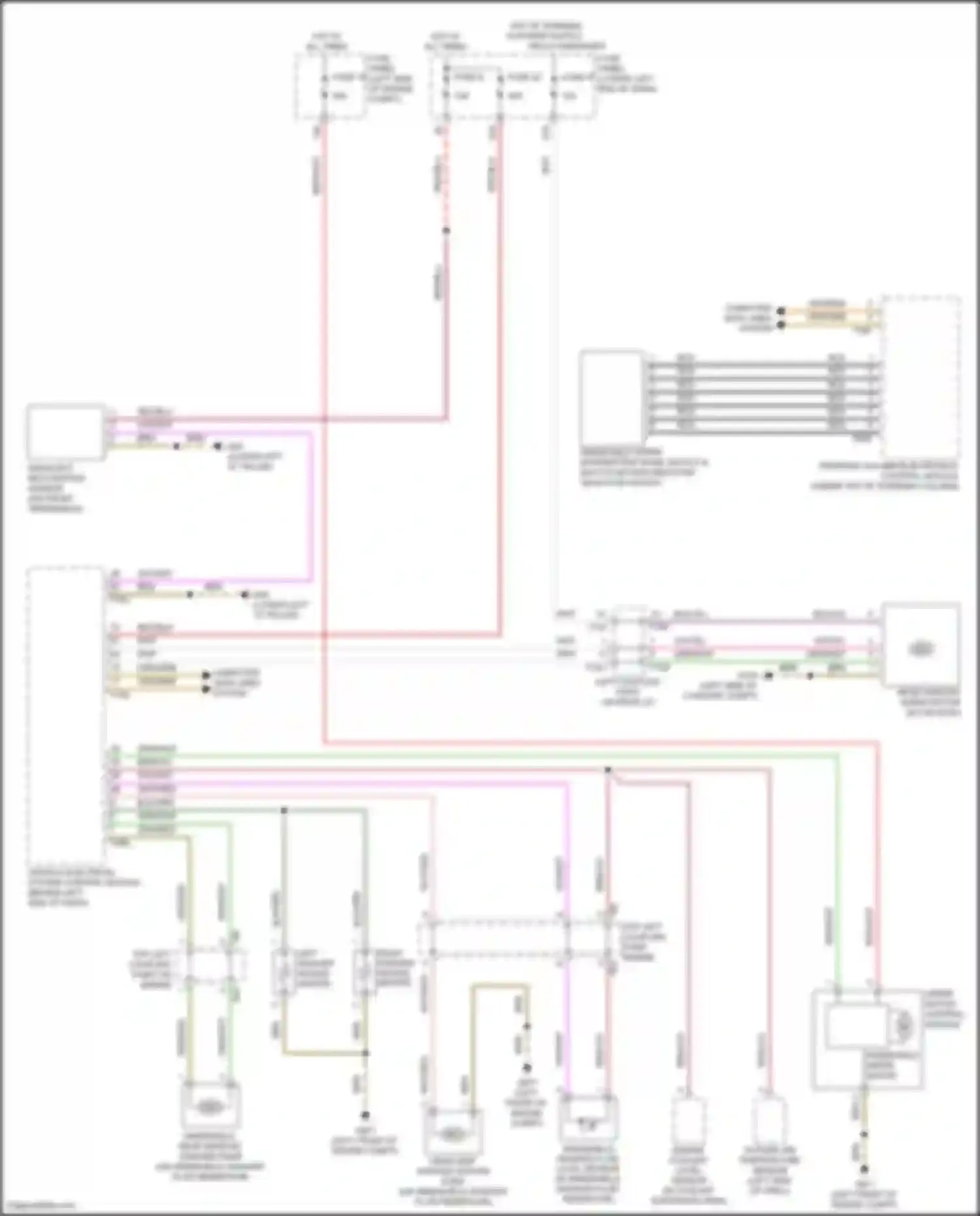Wiring diagram outside air temperature sensor for Volkswagen Tiguan II (2016-2020) (3 of 3)