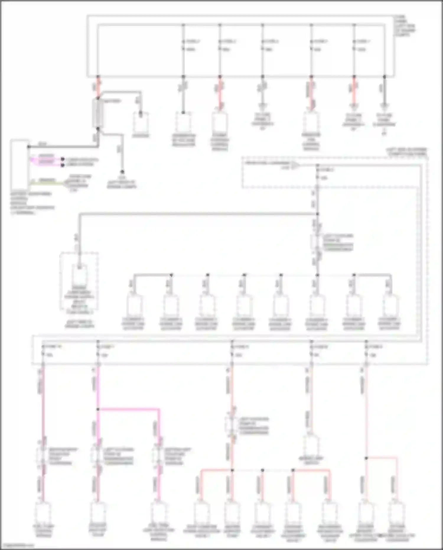 Wiring diagram oxygen sensor 1 after catalytic converter for Volkswagen Tiguan II (2016-2020) (1 of 2)