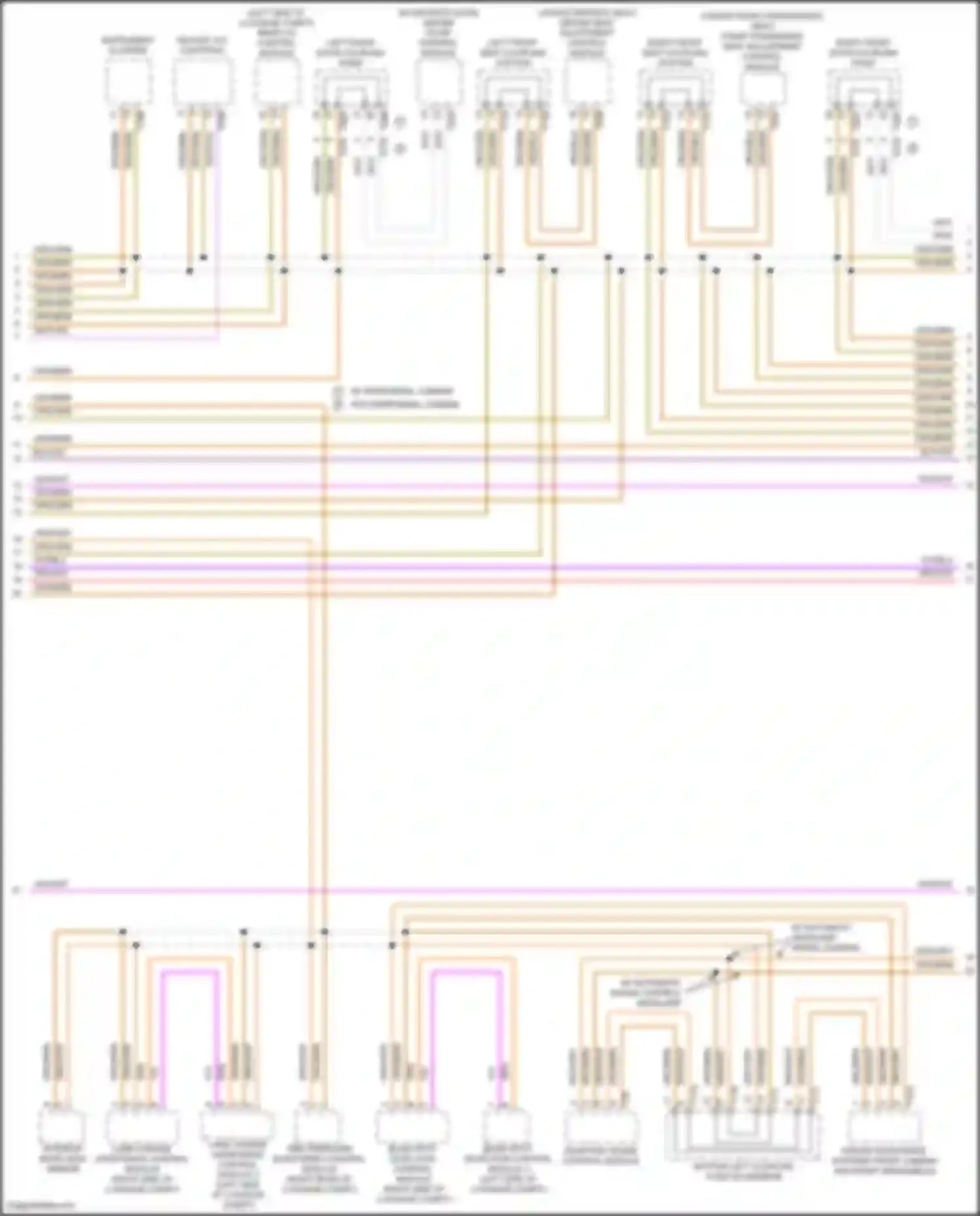 Wiring diagram rear lid control module for Volkswagen Tiguan II (2016-2020) (1 of 4)