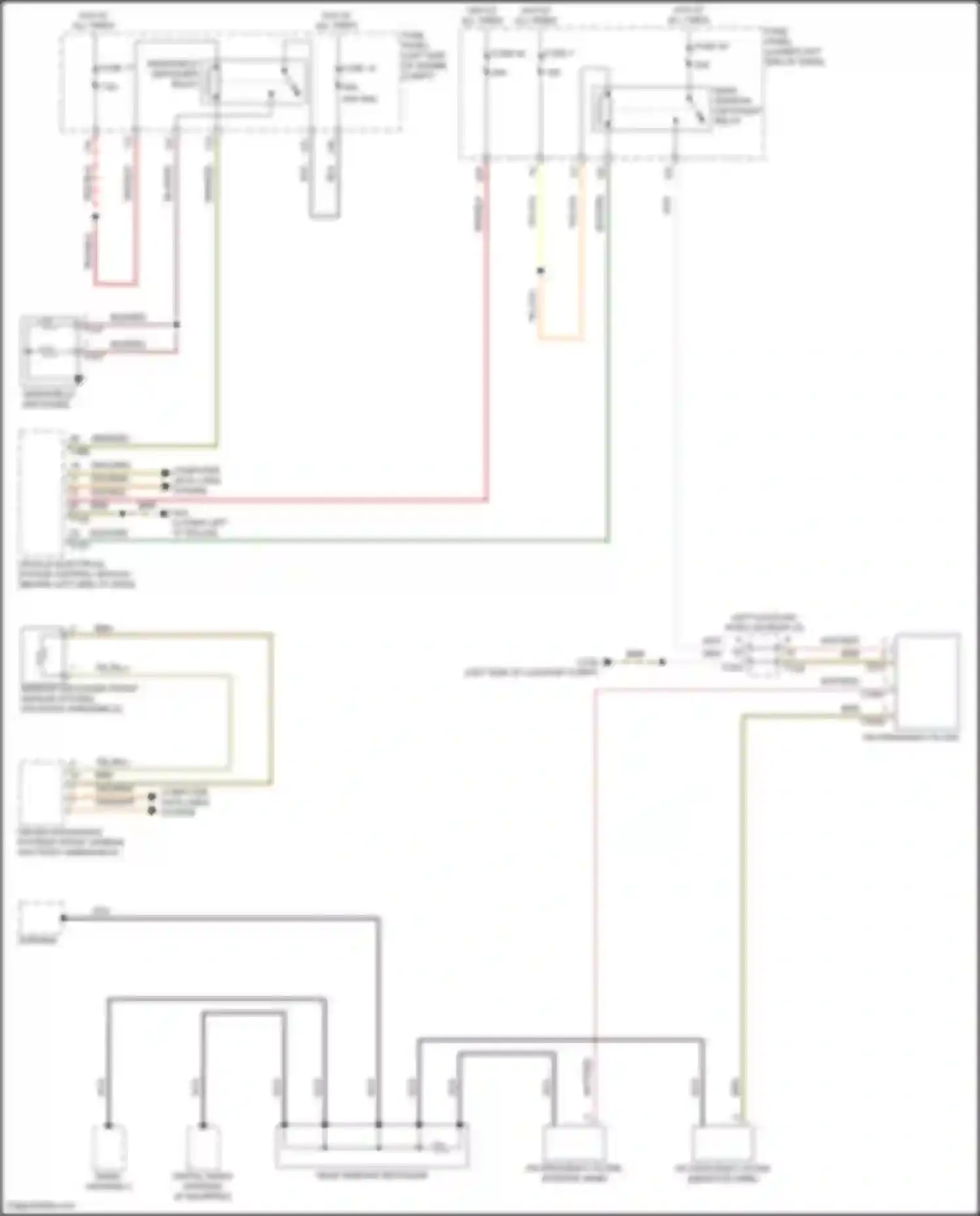 Wiring diagram rear window defogger relay for Volkswagen Tiguan II (2016-2020) (8 of 8)