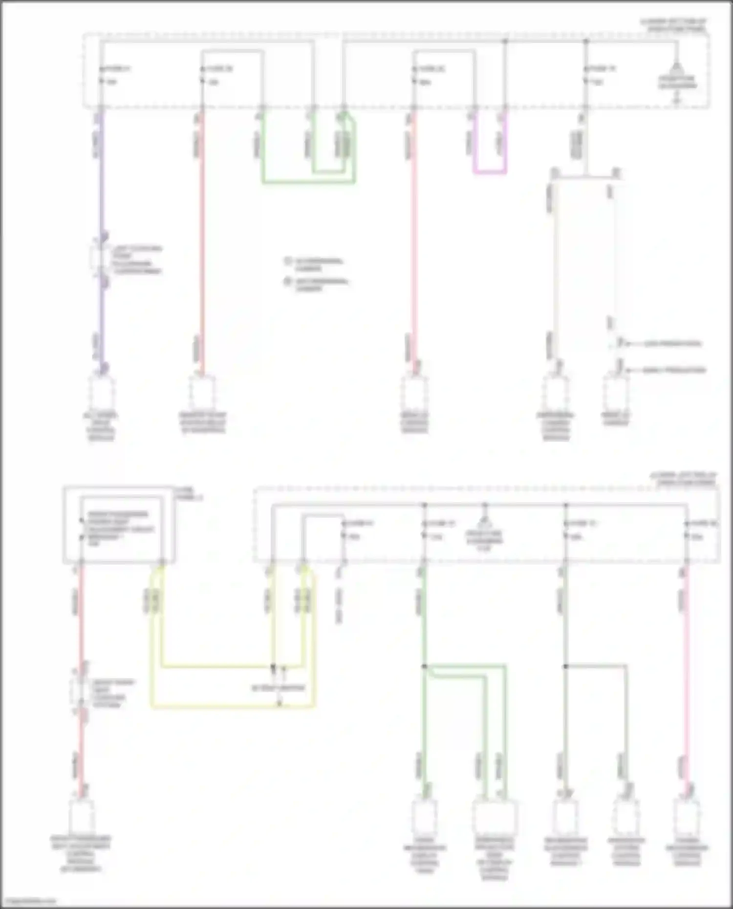 Wiring diagram remote start system relay for Volkswagen Tiguan II (2016-2020) (6 of 7)