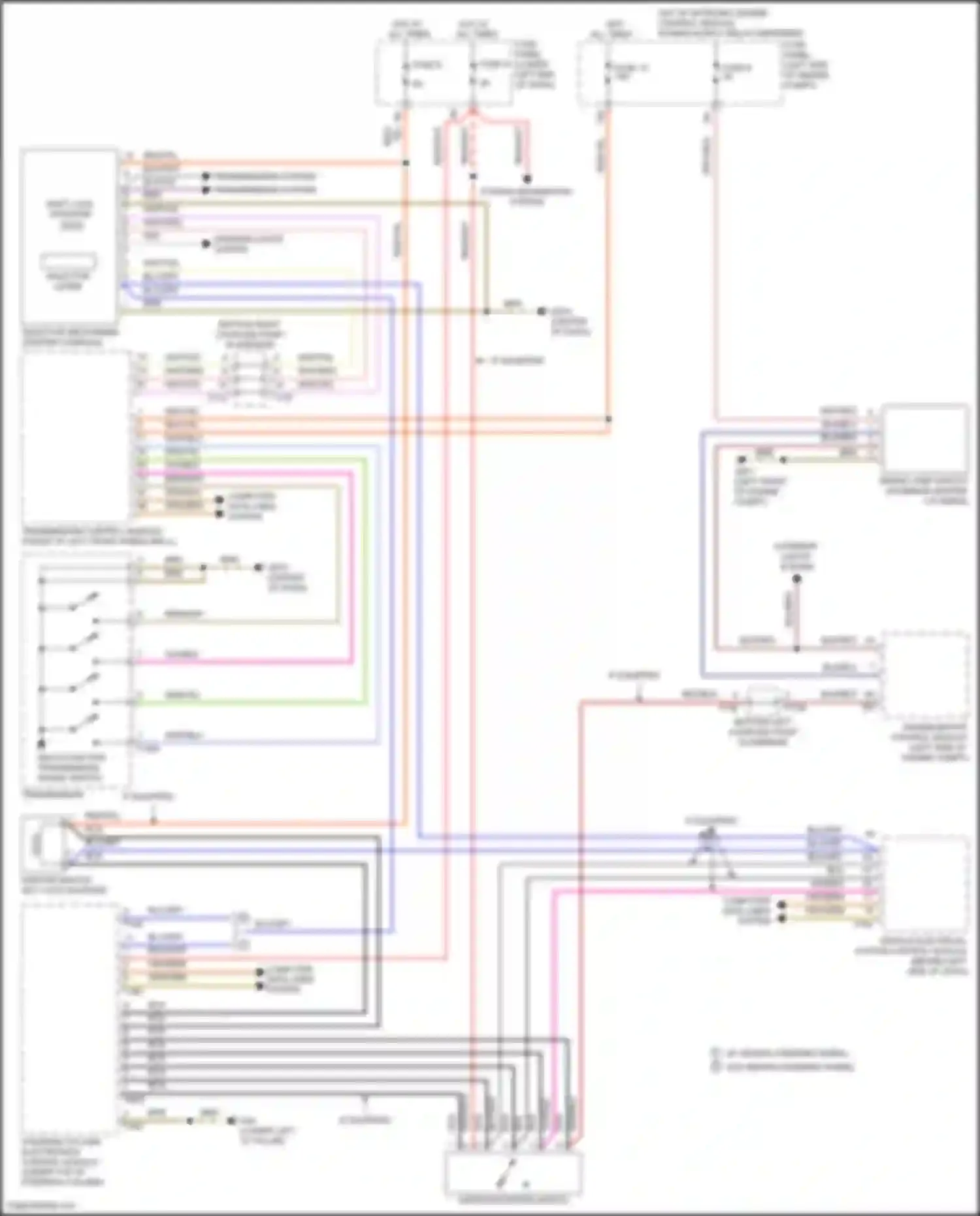 Wiring diagram steering column electronics control module for Volkswagen Tiguan II (2016-2020) (5 of 16)