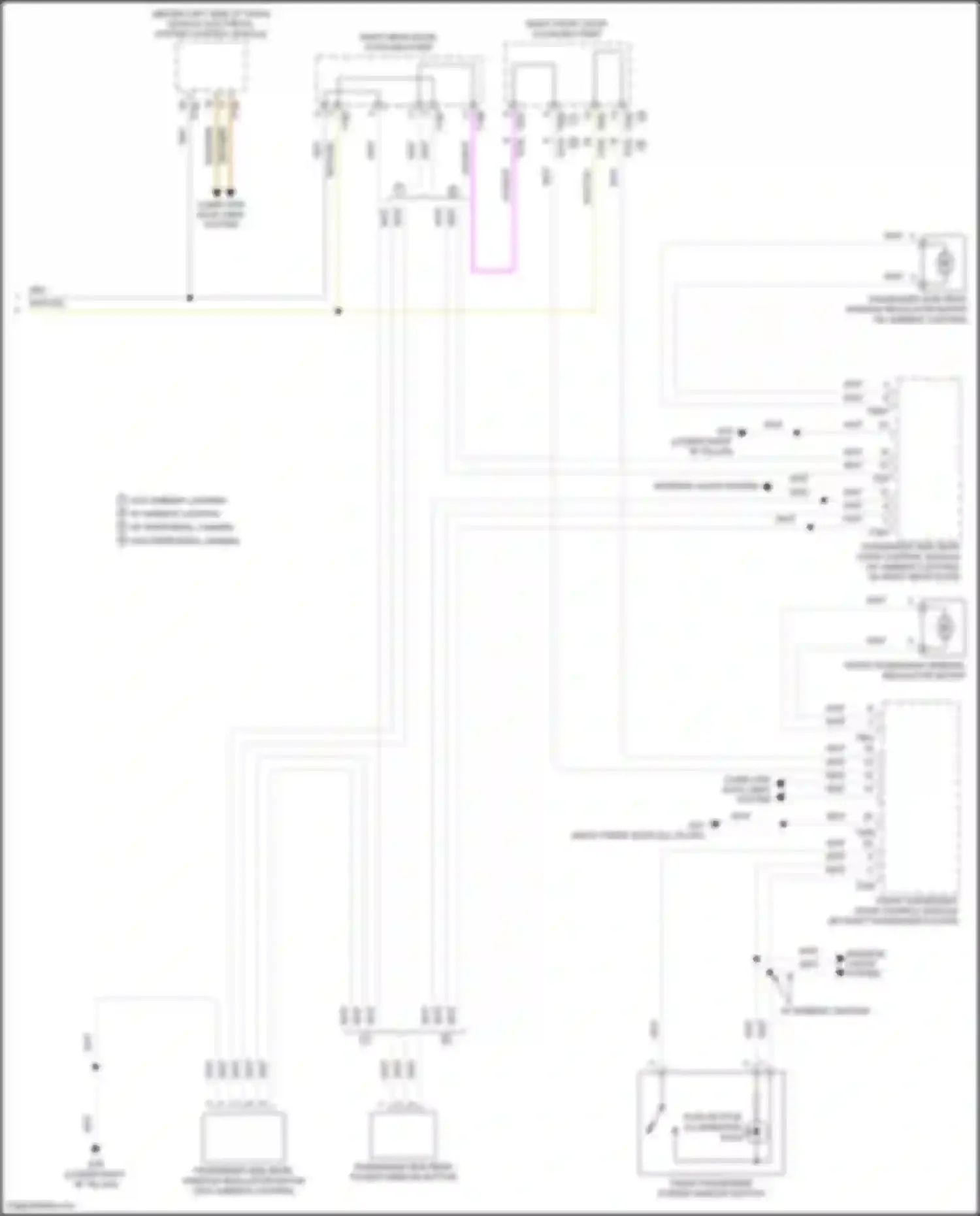 Wiring diagram vehicle electrical system control module for Volkswagen Tiguan II (2016-2020) (16 of 36)