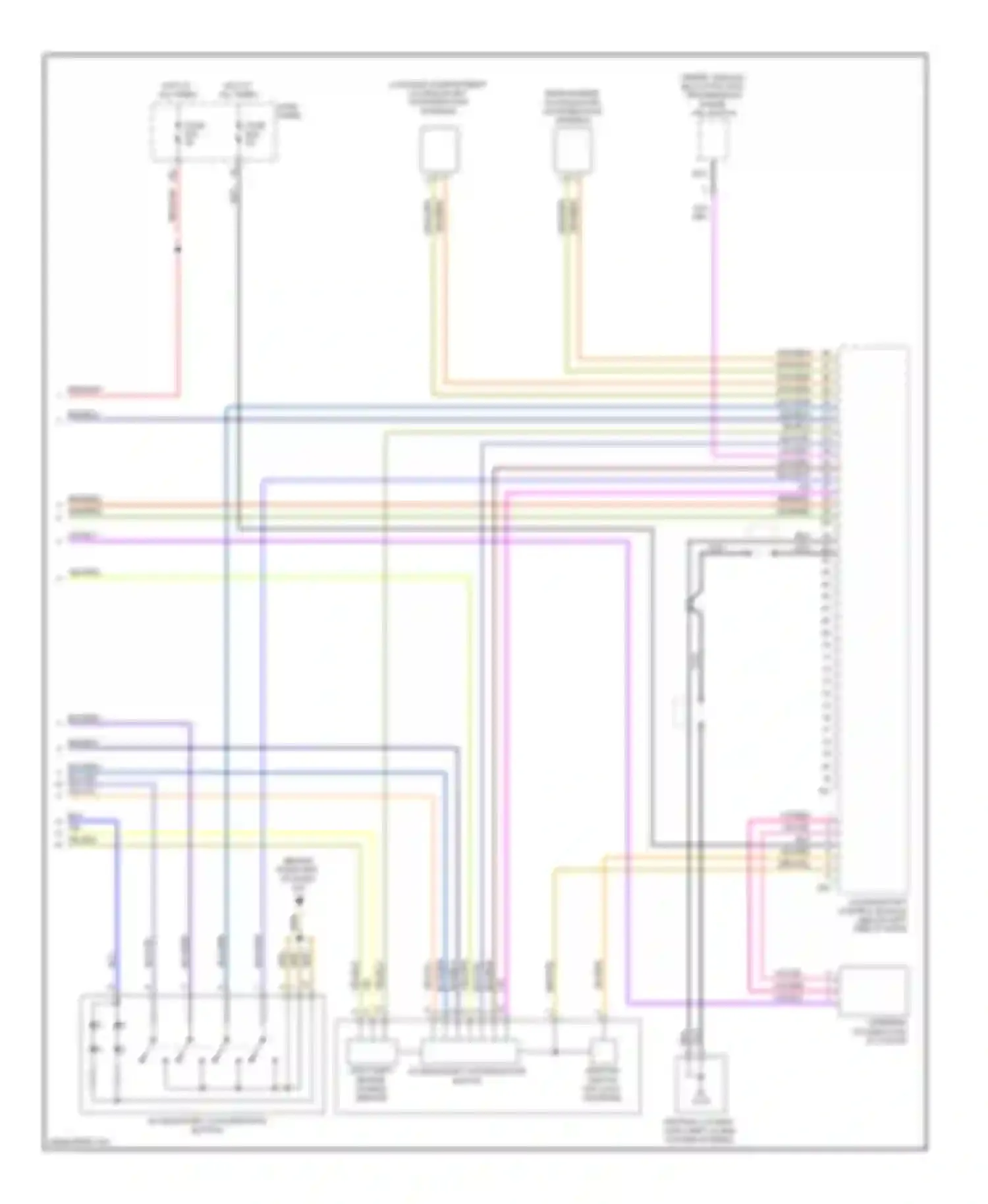 Touareg Volkswagen I facelift (2006-2010): Access/start circuit (2 of 2)