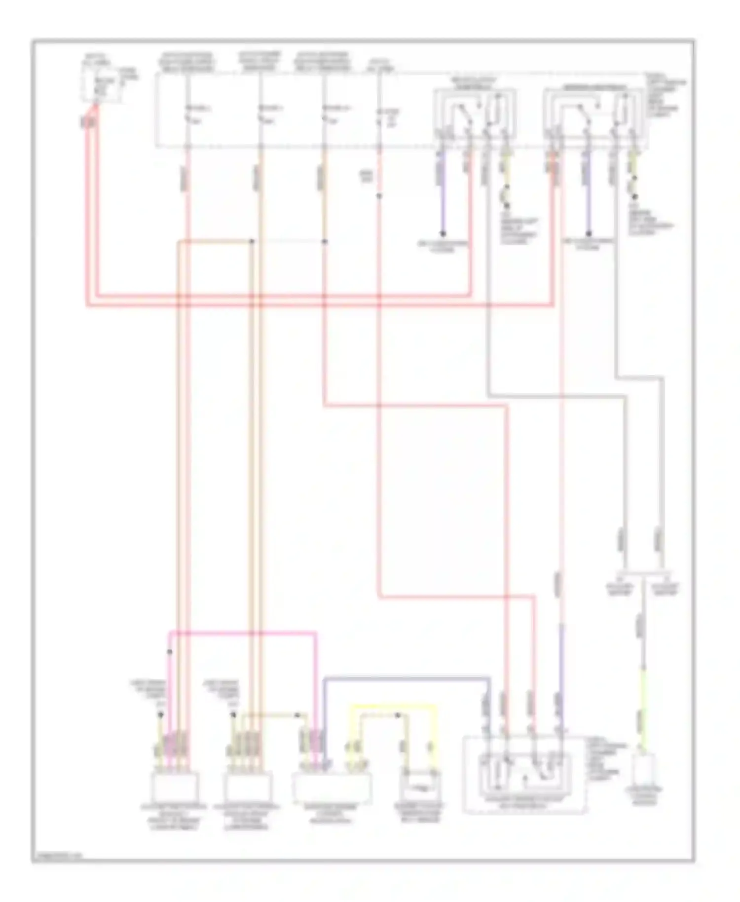 Touareg Volkswagen I facelift (2006-2010): 3.6l, cooling fan circuit