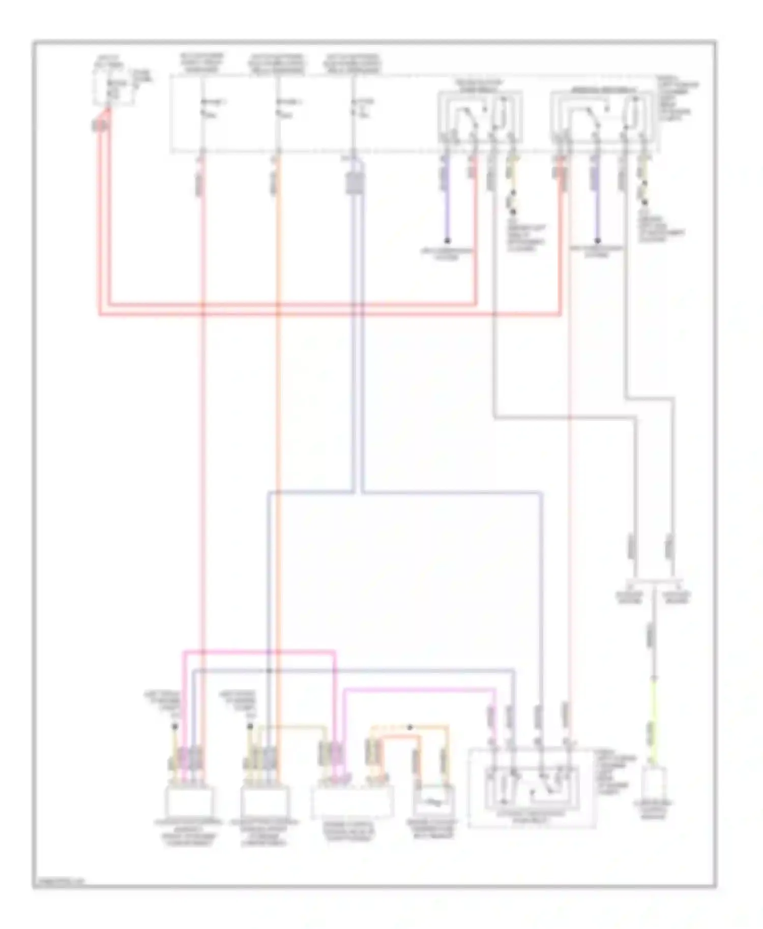 Touareg Volkswagen I facelift (2006-2010): 4.2l, cooling fan circuit