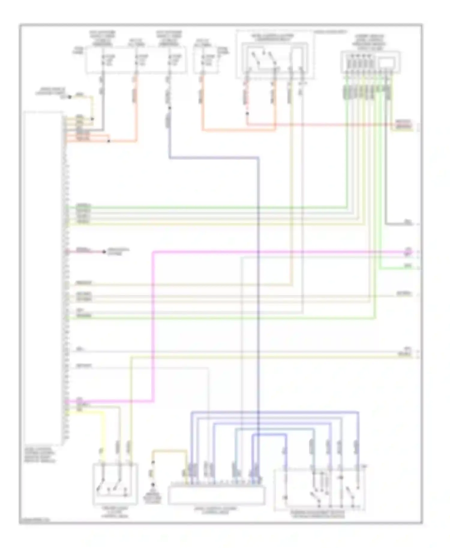 Touareg Volkswagen I facelift (2006-2010): Level control circuit (1 of 2)