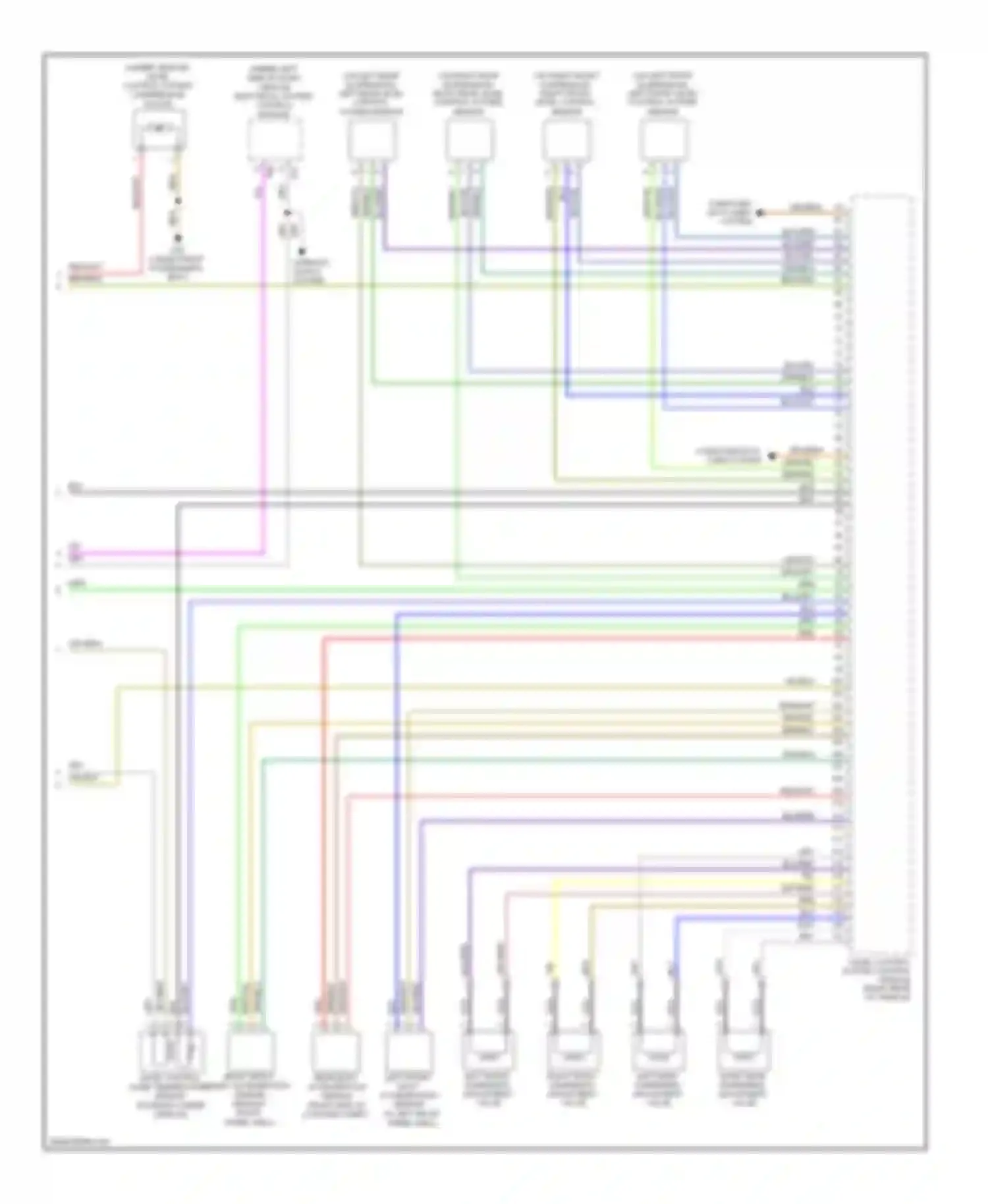 Touareg Volkswagen I facelift (2006-2010): Level control circuit (2 of 2)