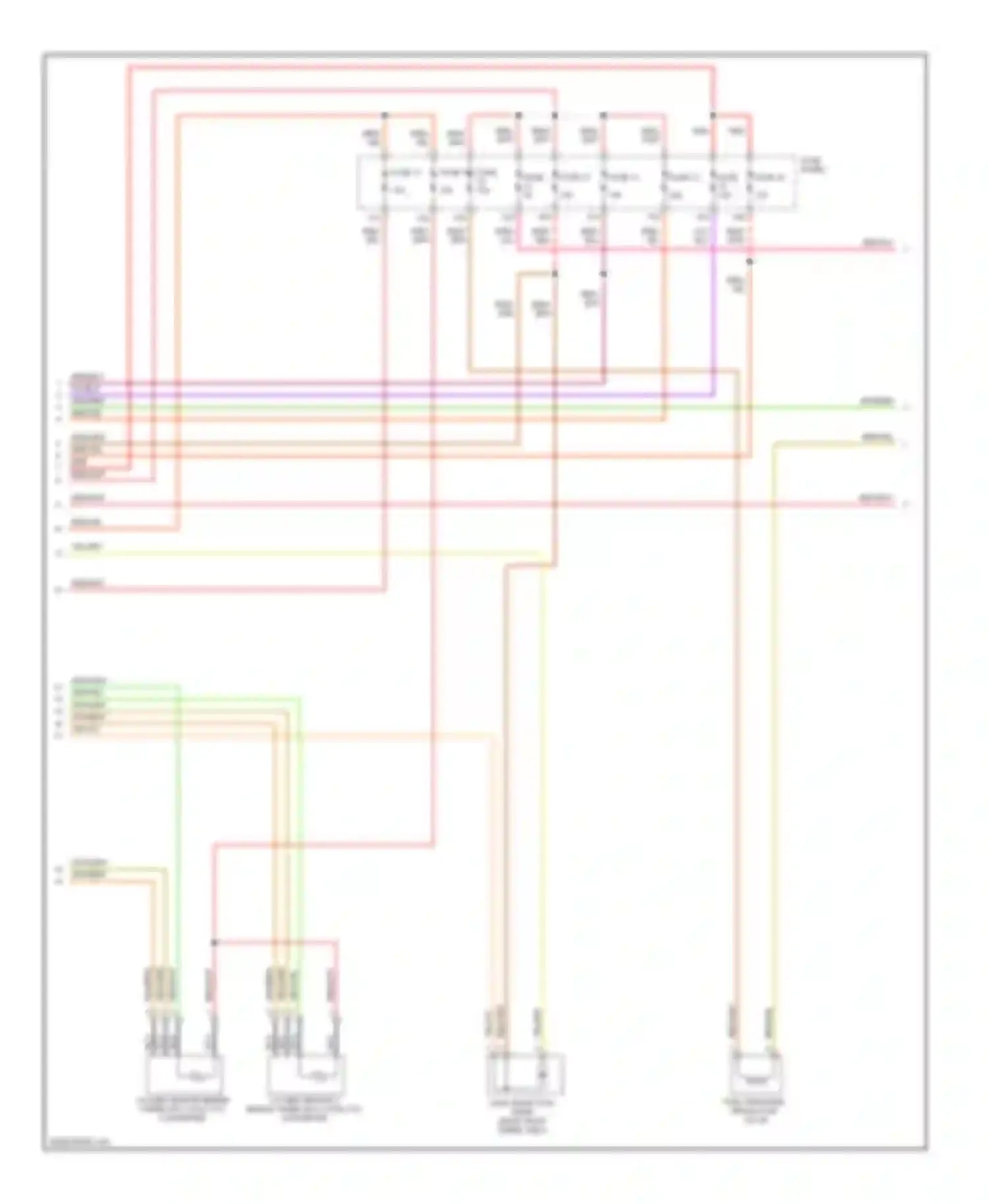 Touareg Volkswagen I facelift (2006-2010): Wiring diagram engine performance 3.6l (5 of 8)
