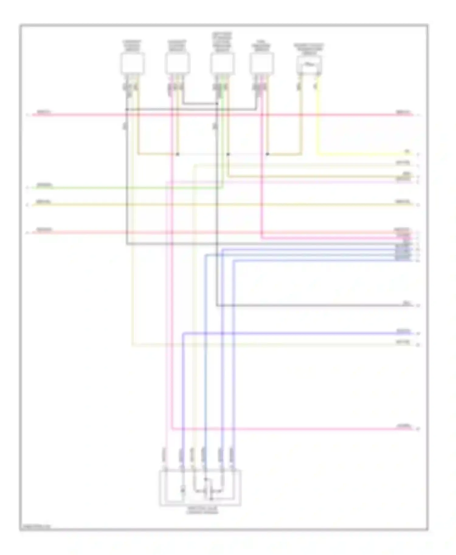 Touareg Volkswagen I facelift (2006-2010): Wiring diagram engine performance 3.6l (6 of 8)
