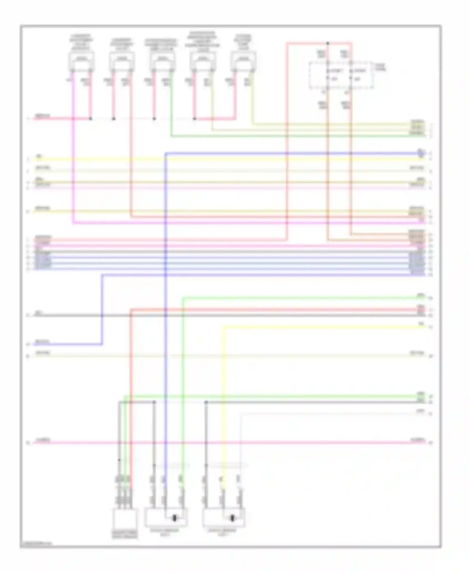 Touareg Volkswagen I facelift (2006-2010): Wiring diagram engine performance 3.6l (7 of 8)