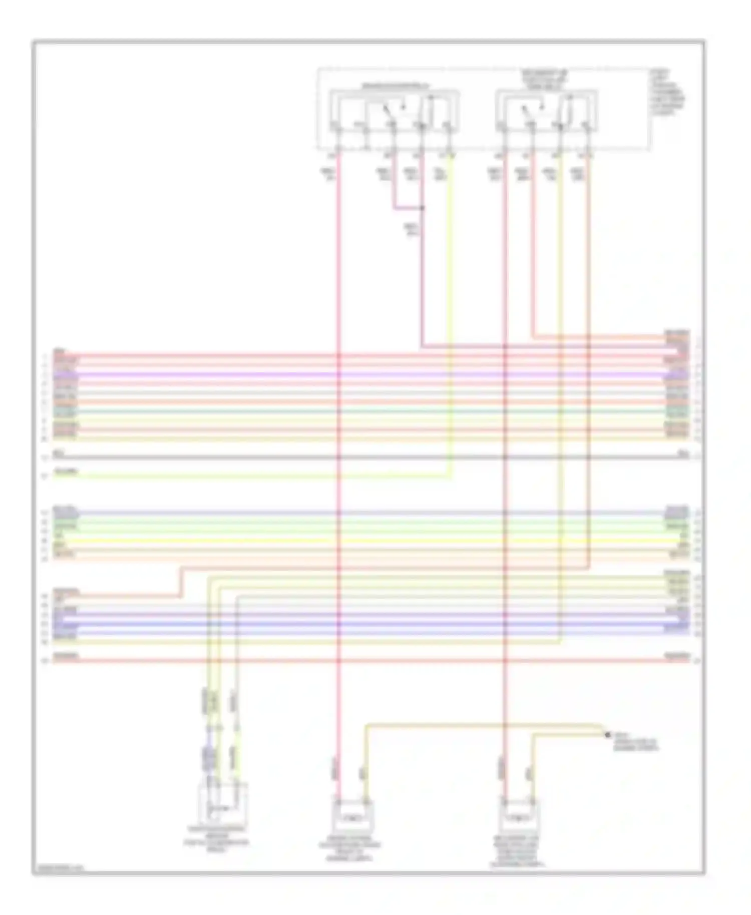 Touareg Volkswagen I facelift (2006-2010): Wiring diagram engine performance 4.2l (3 of 8)