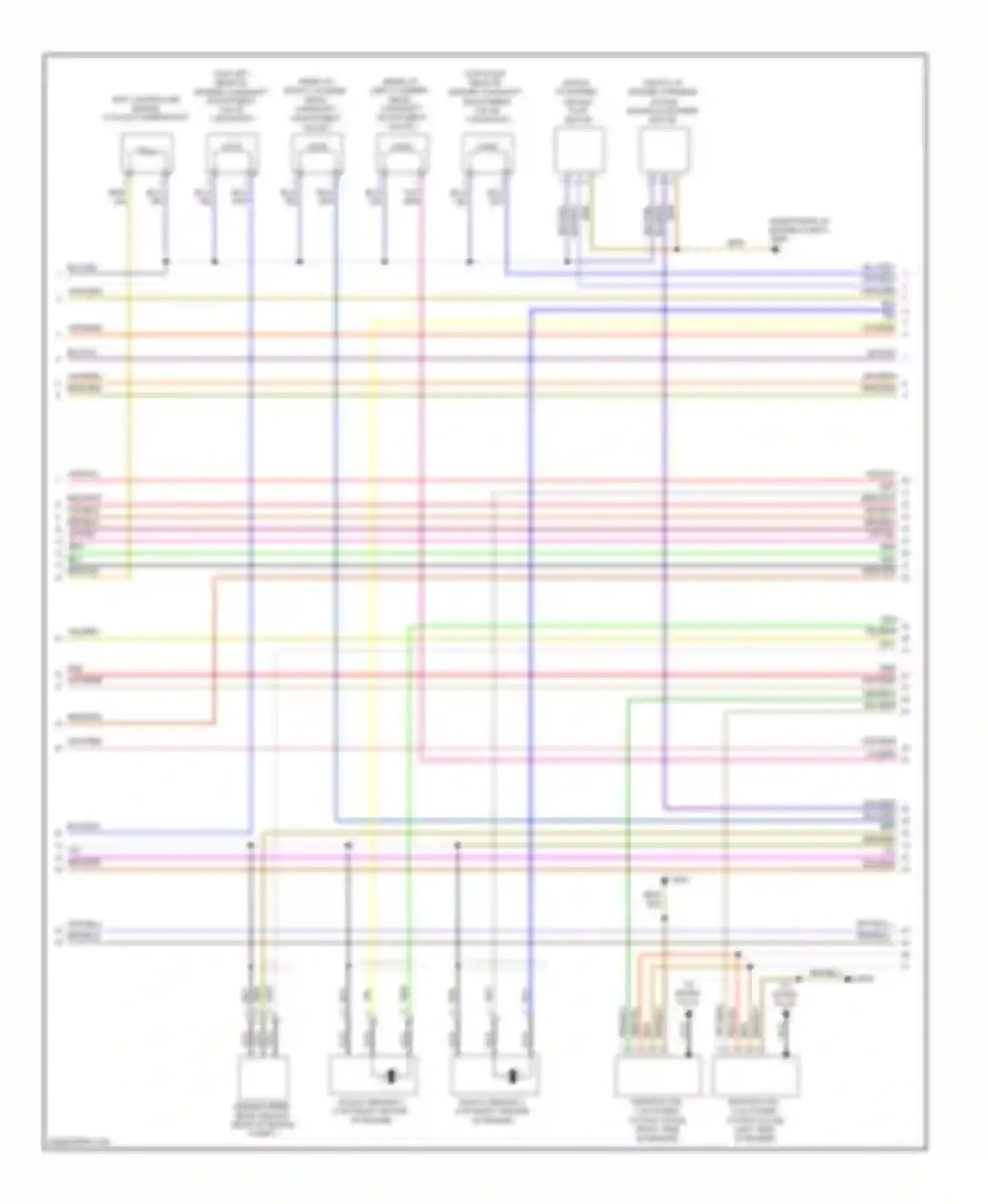 Touareg Volkswagen I facelift (2006-2010): Wiring diagram engine performance 4.2l (7 of 8)
