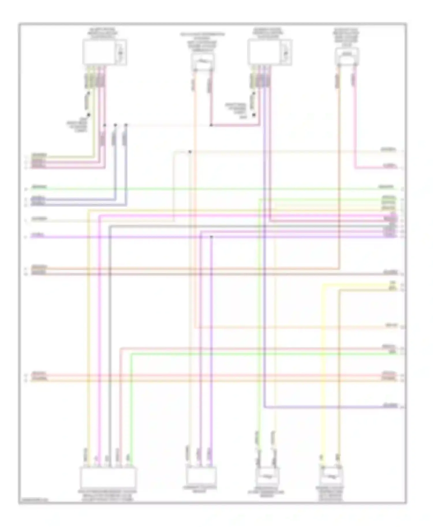 Touareg Volkswagen I facelift (2006-2010): Wiring diagram engine performance 5.0l turbo diesel (10 of 11)