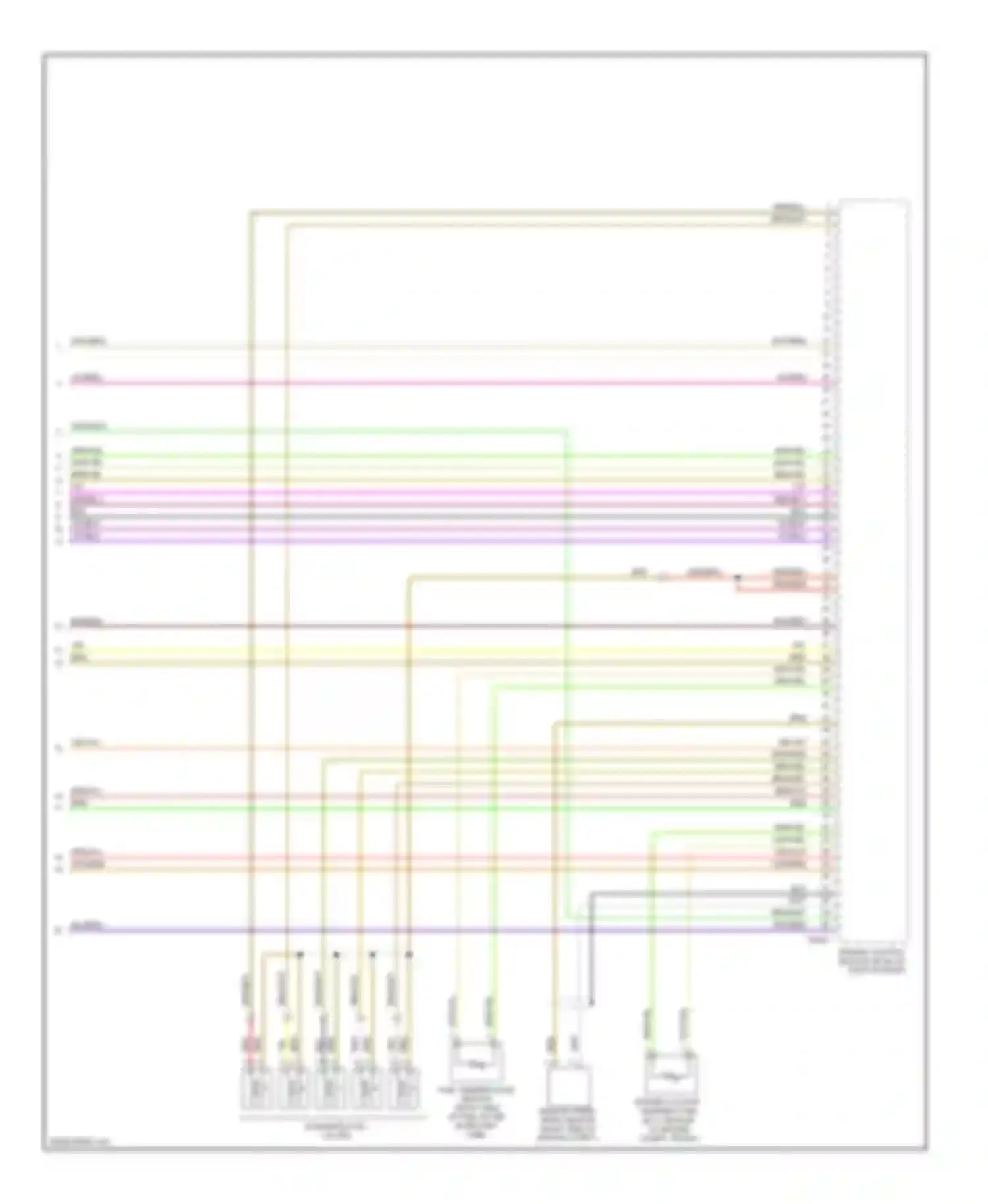 Touareg Volkswagen I facelift (2006-2010): Wiring diagram engine performance 5.0l turbo diesel (11 of 11)