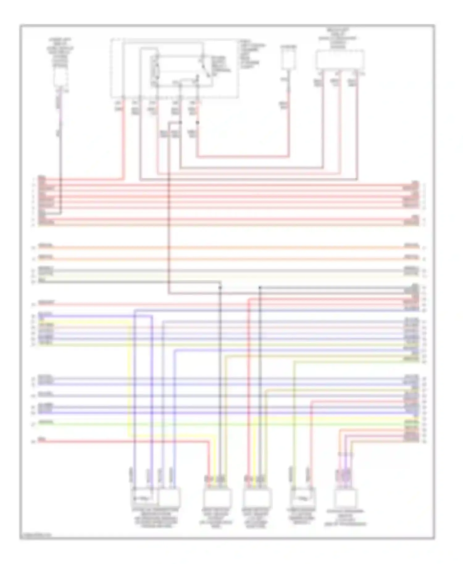 Touareg Volkswagen I facelift (2006-2010): Wiring diagram engine performance 5.0l turbo diesel (3 of 11)