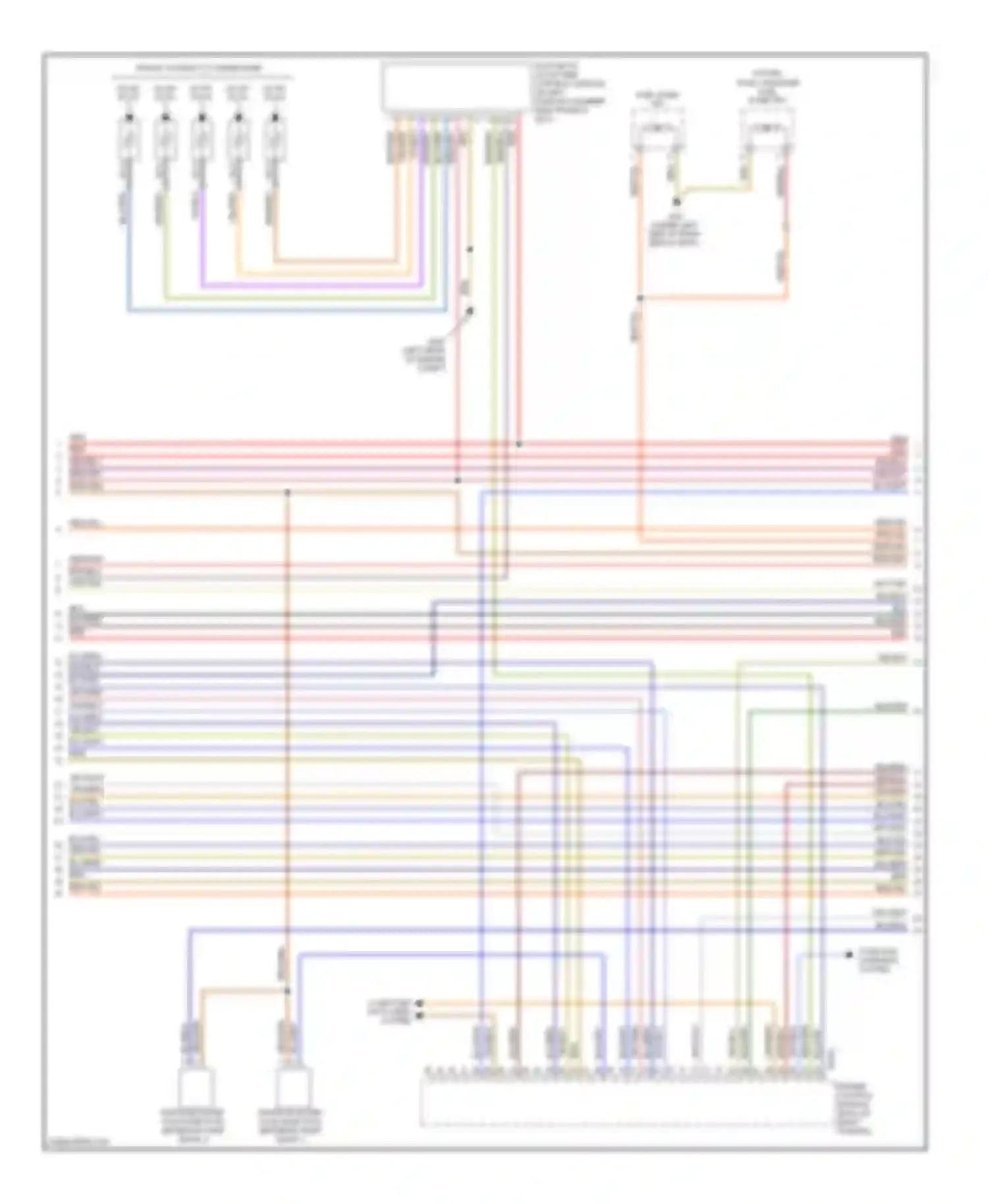 Touareg Volkswagen I facelift (2006-2010): Wiring diagram engine performance 5.0l turbo diesel (5 of 11)