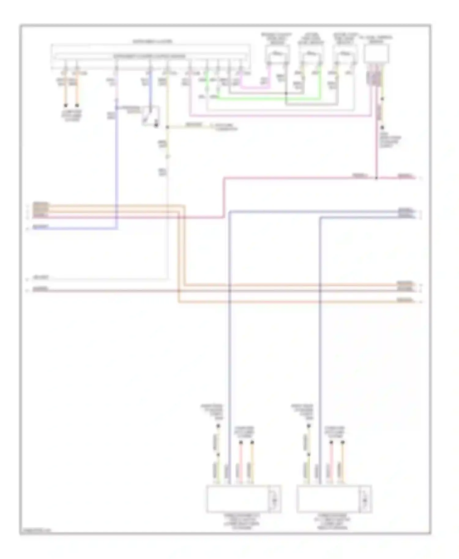 Touareg Volkswagen I facelift (2006-2010): Wiring diagram engine performance 5.0l turbo diesel (8 of 11)