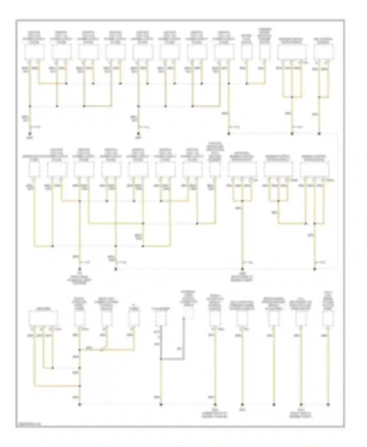 Touareg Volkswagen I facelift (2006-2010): Ground distribution circuit (6 of 6)