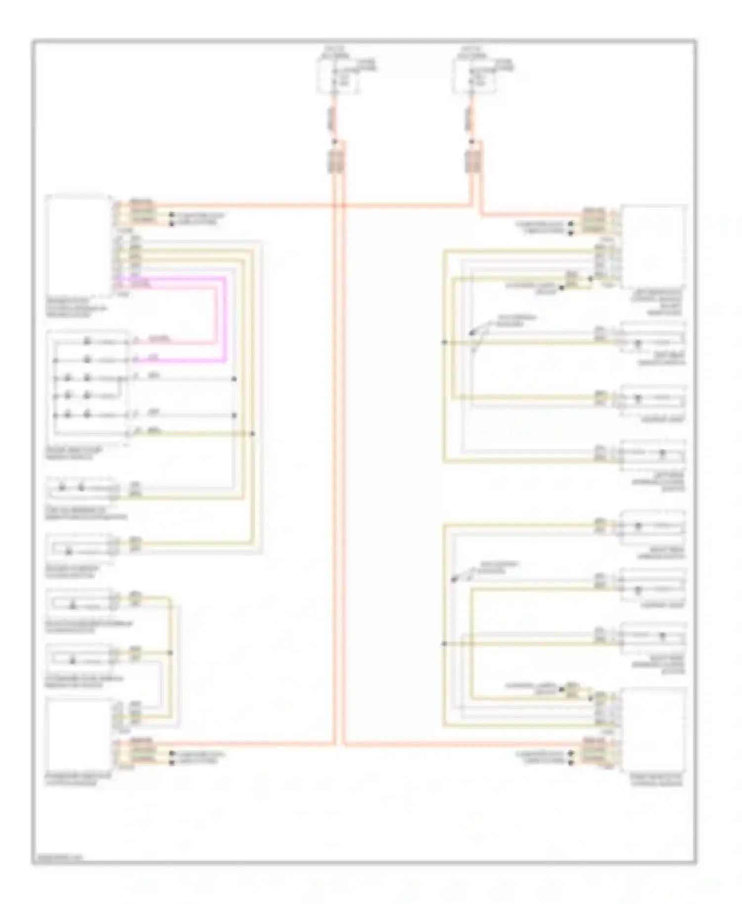 Touareg Volkswagen I facelift (2006-2010): Instrument illumination circuit (2 of 2)