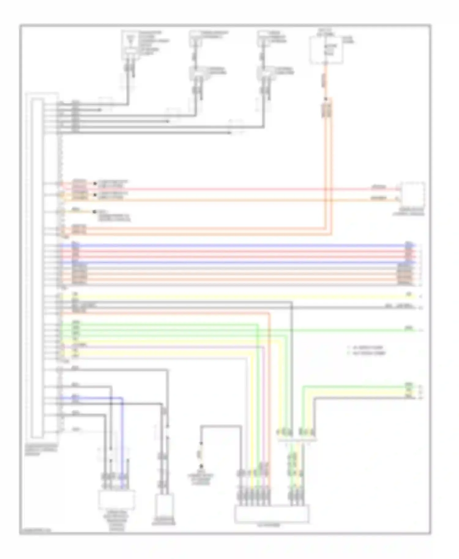 Touareg Volkswagen I facelift (2006-2010): Navigation circuit, rns2 with 10-channel (1 of 3)