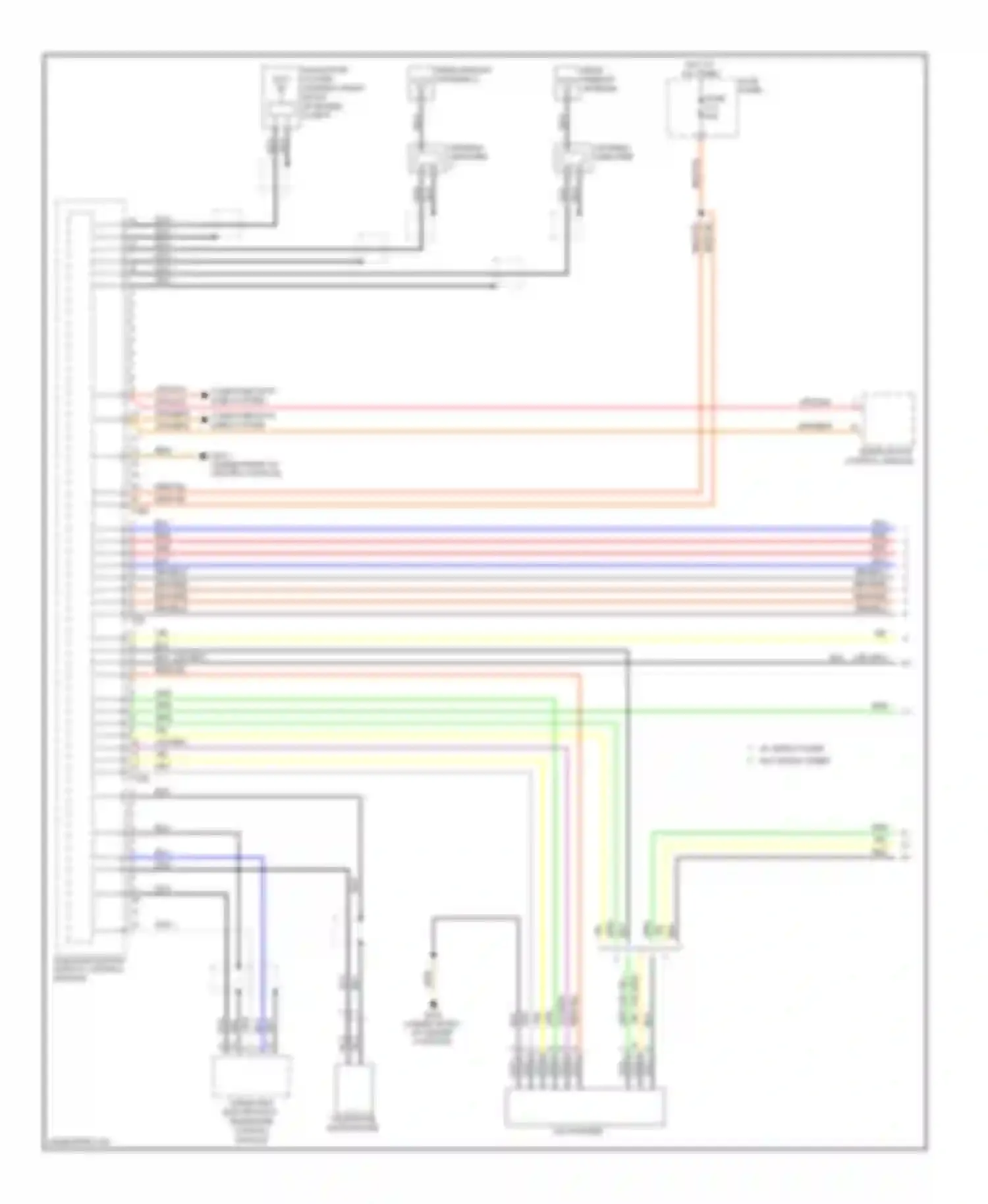 Touareg Volkswagen I facelift (2006-2010): Navigation circuit, rns2 with 8-channel (1 of 3)