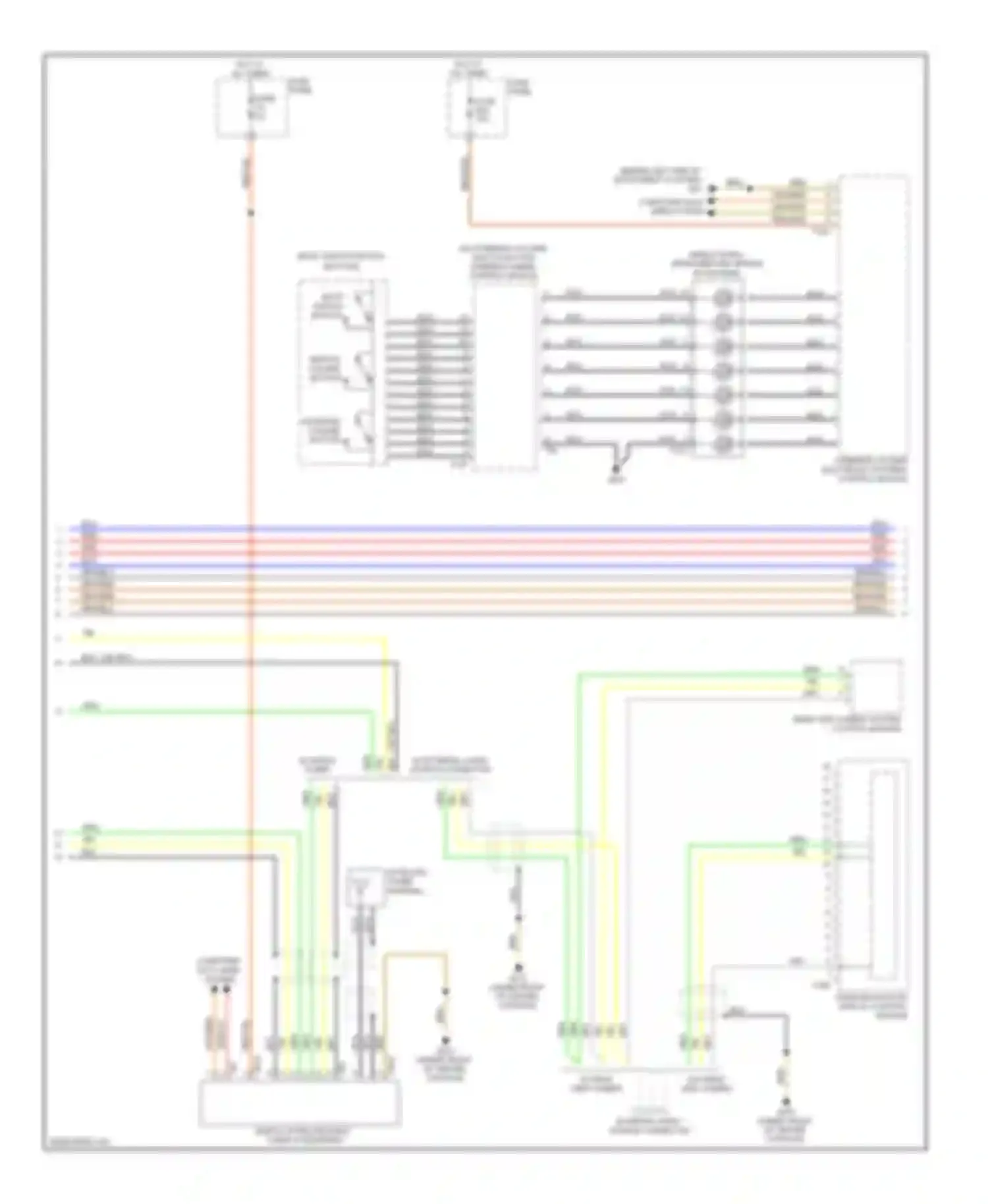 Touareg Volkswagen I facelift (2006-2010): Navigation circuit, rns2 with 8-channel (2 of 3)