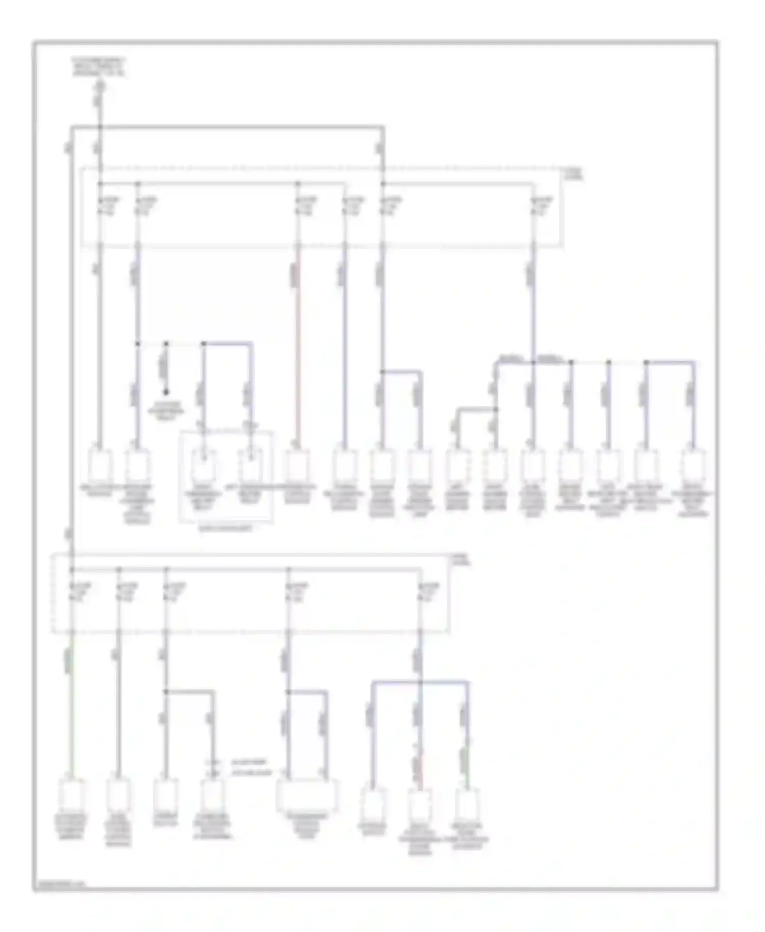 Touareg Volkswagen I facelift (2006-2010): Power distribution circuit (4 of 10)