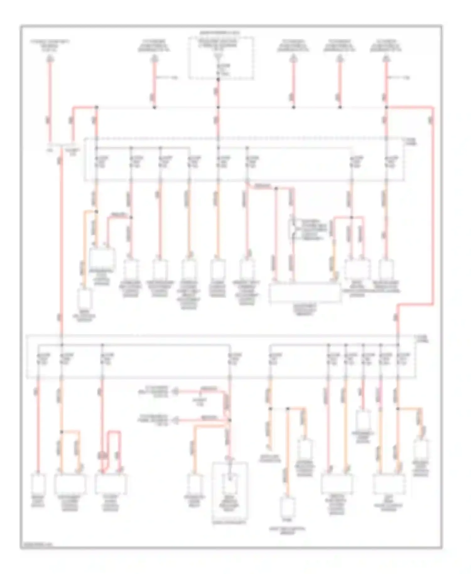 Touareg Volkswagen I facelift (2006-2010): Power distribution circuit (5 of 10)