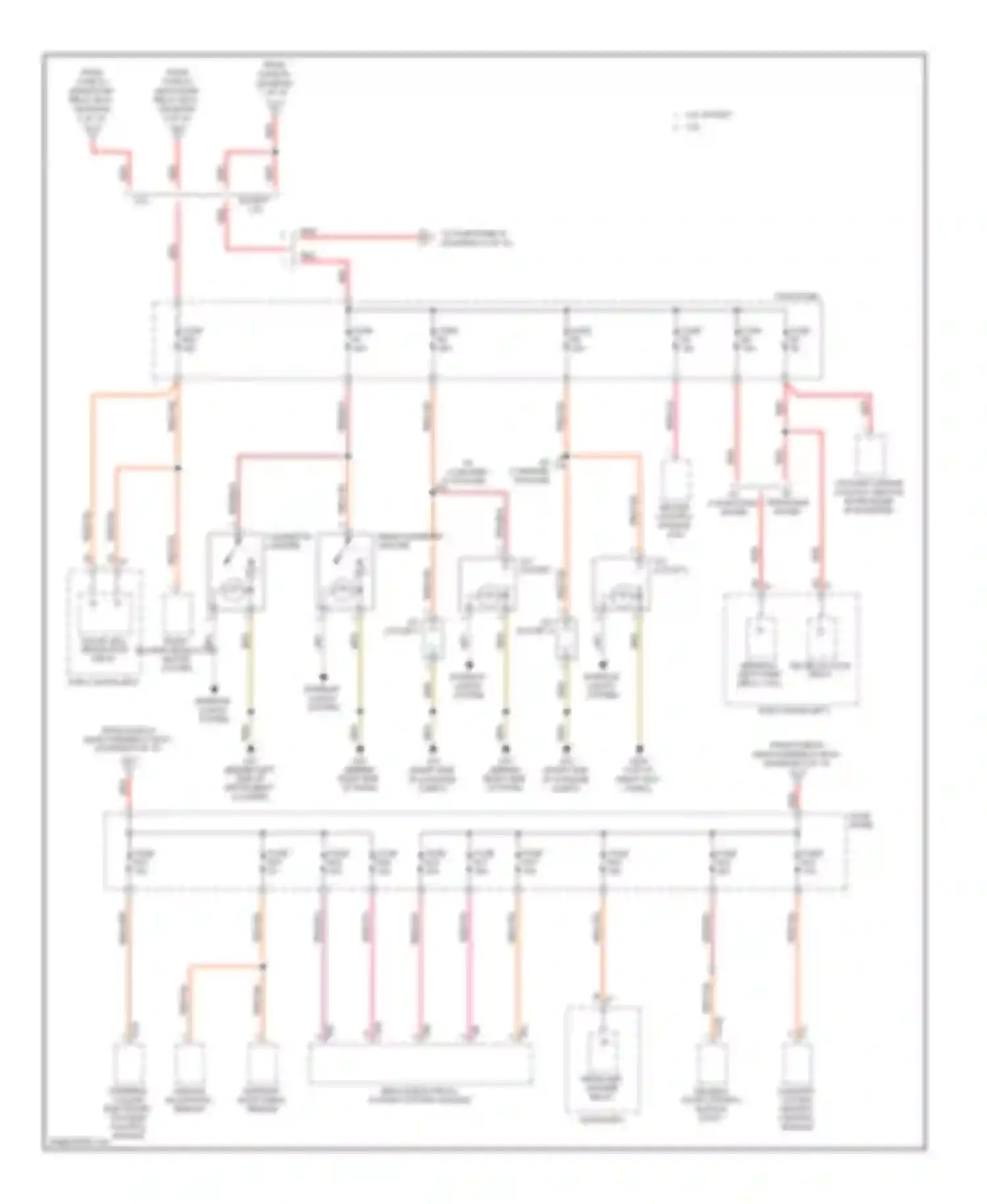 Touareg Volkswagen I facelift (2006-2010): Power distribution circuit (6 of 10)