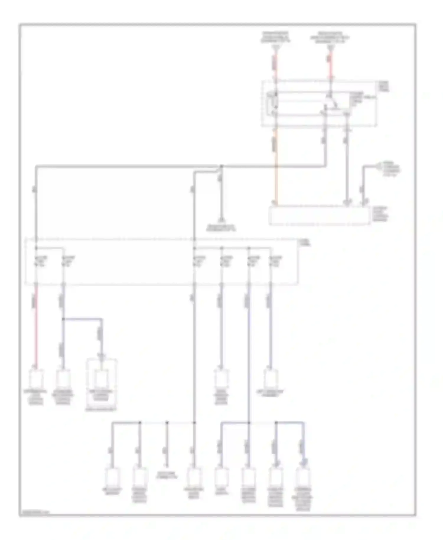 Touareg Volkswagen I facelift (2006-2010): Power distribution circuit (7 of 10)
