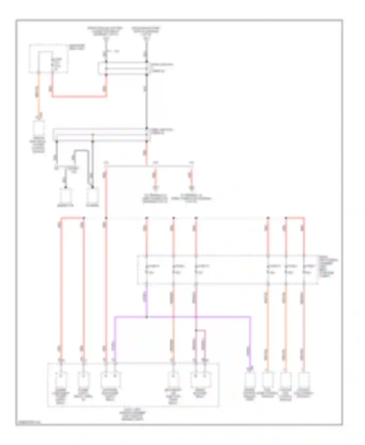 Touareg Volkswagen I facelift (2006-2010): Power distribution circuit (8 of 10)