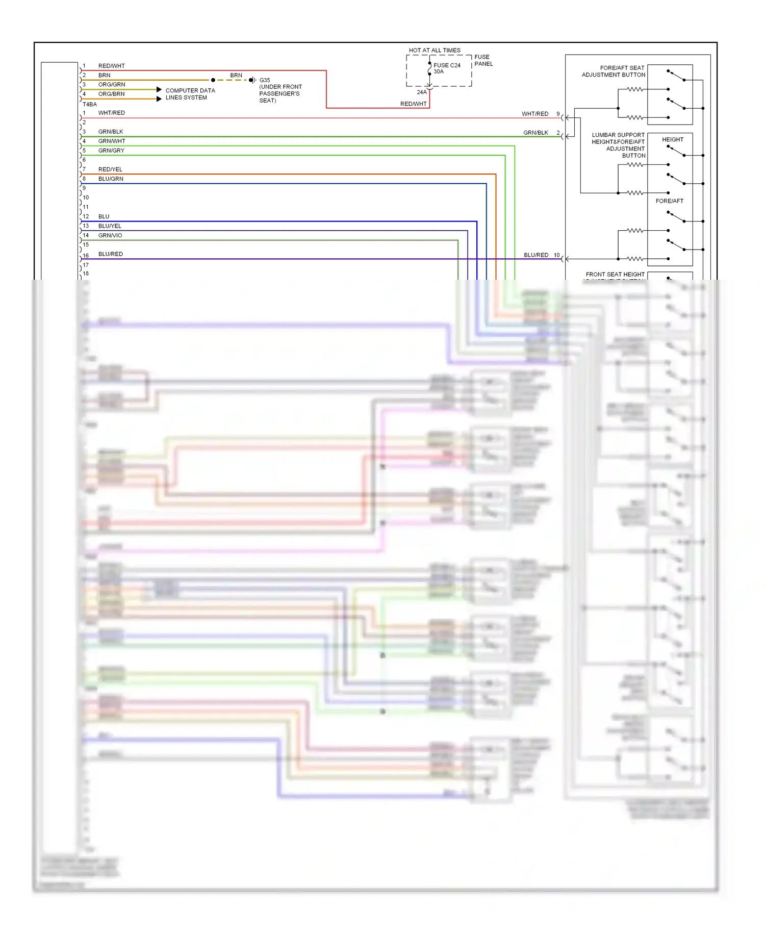 Wiring diagram computer data lines system for Volkswagen Touareg I facelift (2006-2010) (40 of 87)