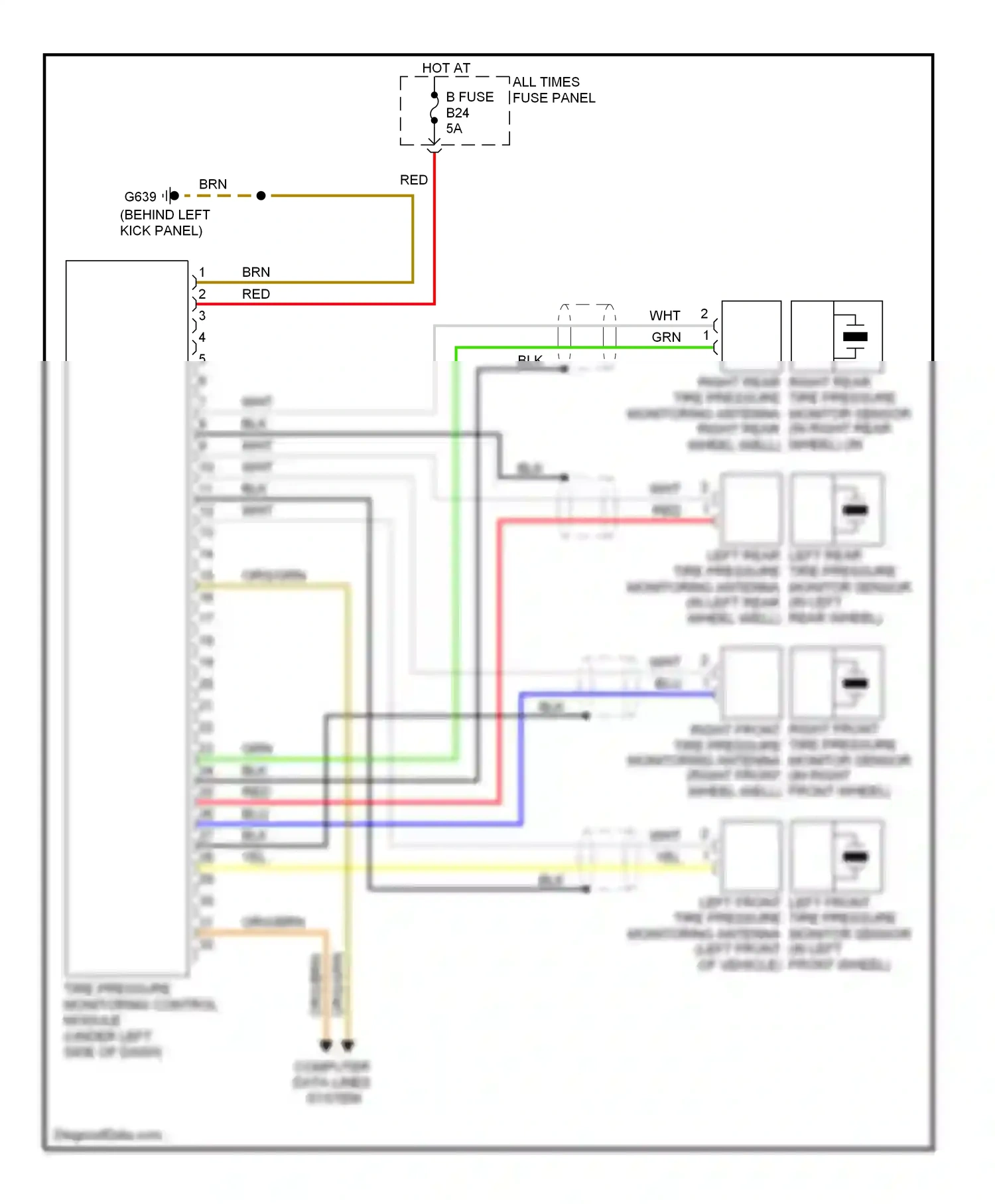 Wiring diagram computer data lines system for Volkswagen Touareg I facelift (2006-2010) (86 of 87)