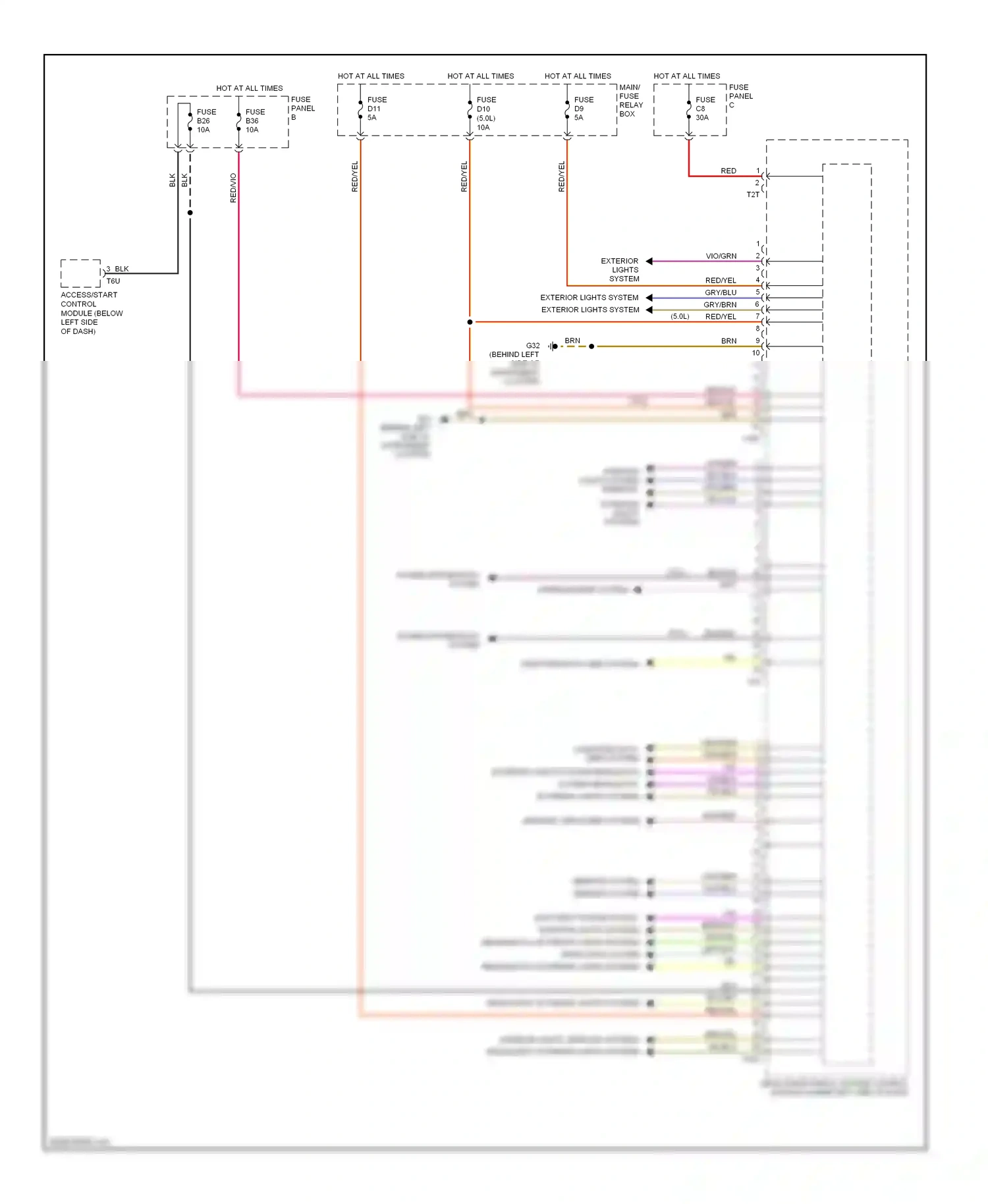 Wiring diagram computer data lines system for Volkswagen Touareg I facelift (2006-2010) (10 of 87)