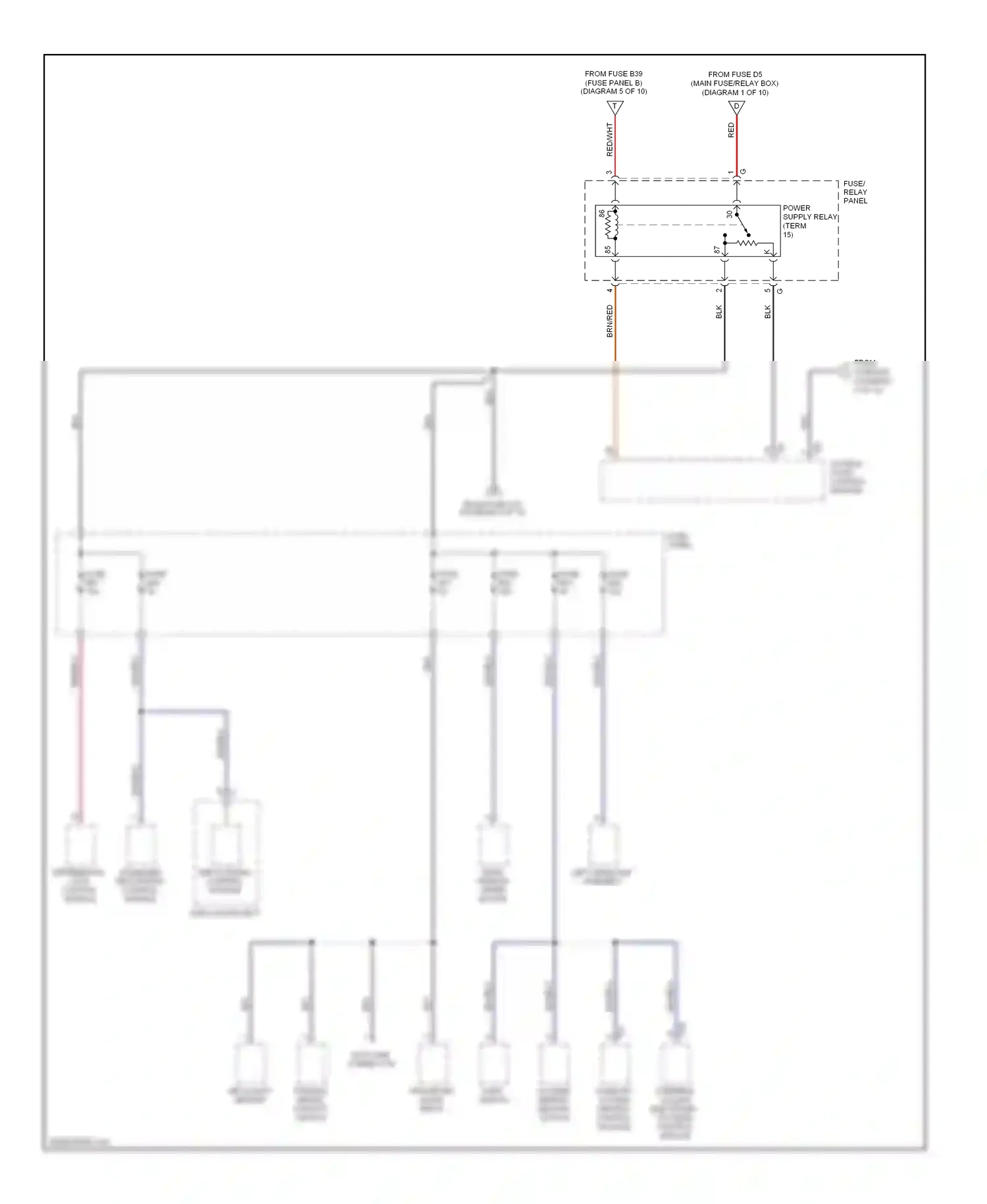 Wiring diagram differential lock control module for Volkswagen Touareg I facelift (2006-2010) (6 of 6)