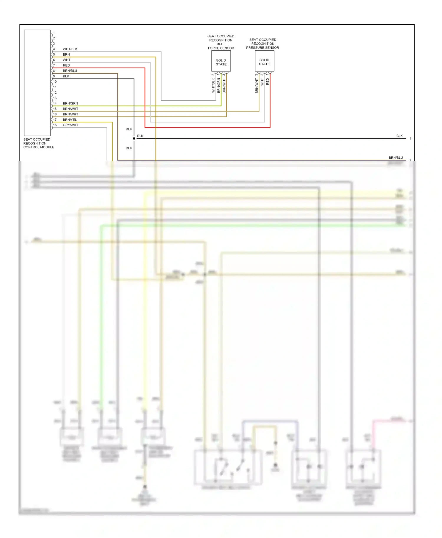 Wiring diagram solid state for Volkswagen Touareg I facelift (2006-2010) (1 of 2)
