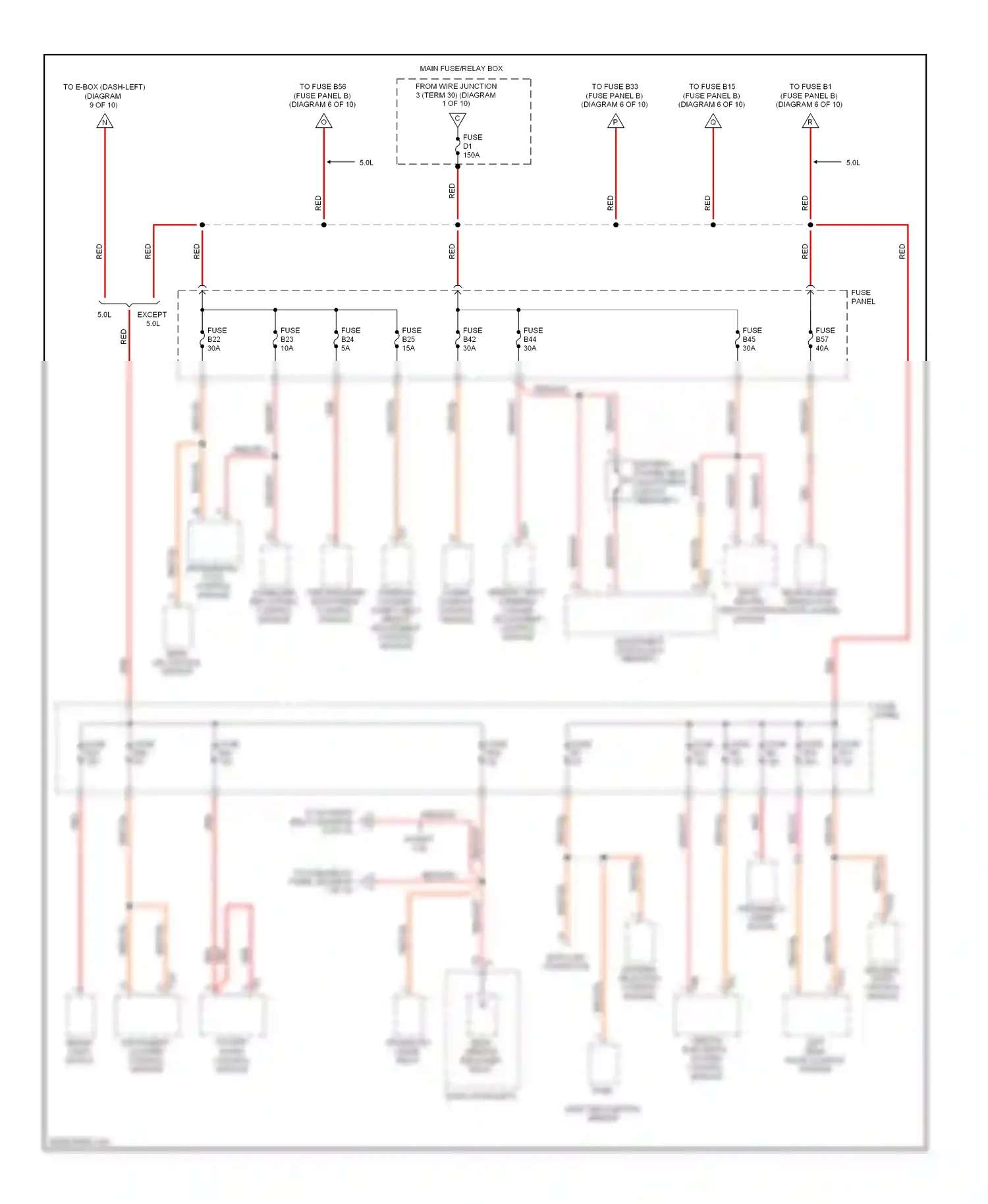 Wiring diagram stabilizer decoupling control module for Volkswagen Touareg I facelift (2006-2010) (3 of 5)