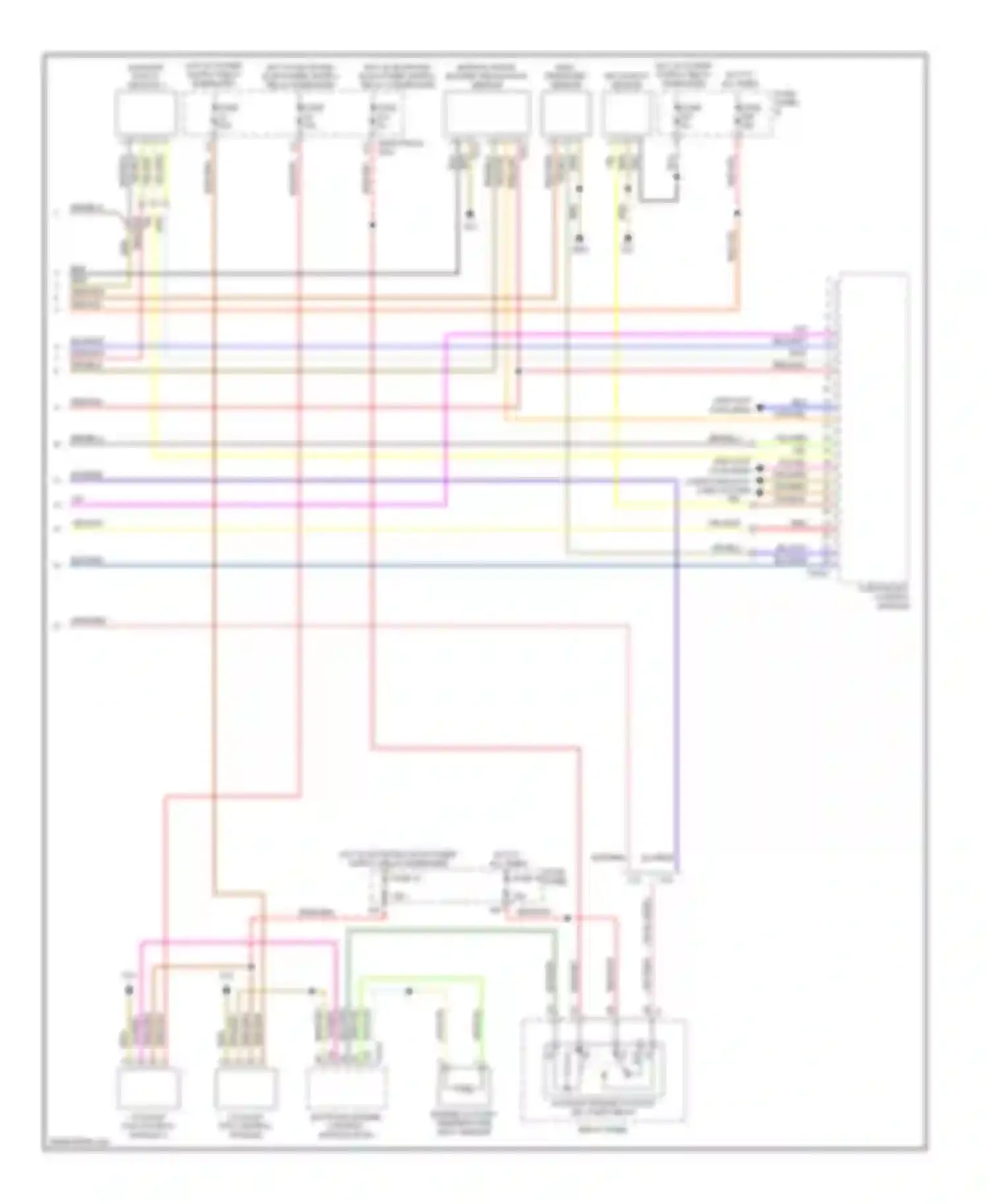 Touareg Volkswagen I (2002-2006): 3.2l, automatic a/c circuit, dual a/c circuit (3 of 3)