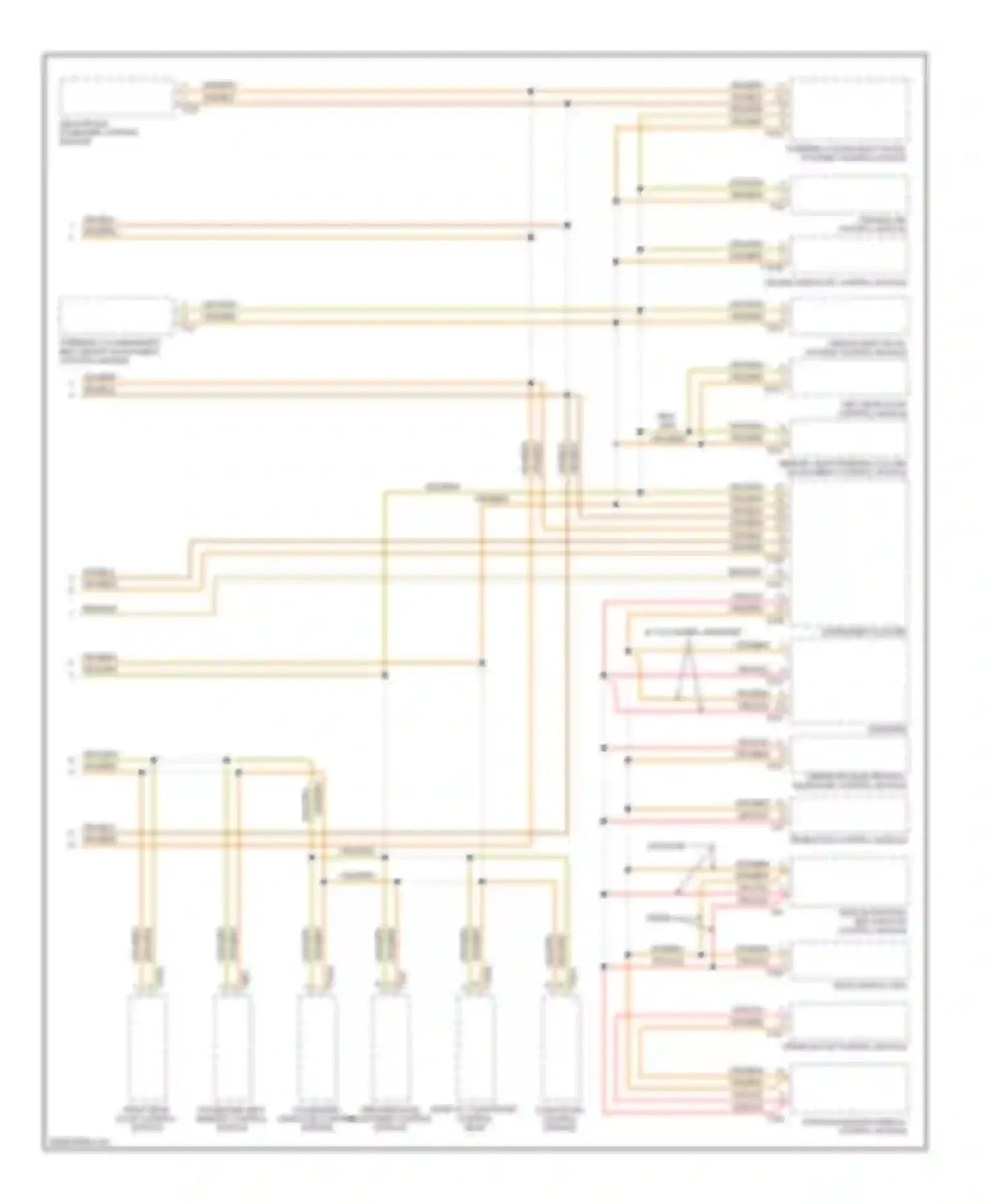 Touareg Volkswagen I (2002-2006): Computer data lines circuit (2 of 2)