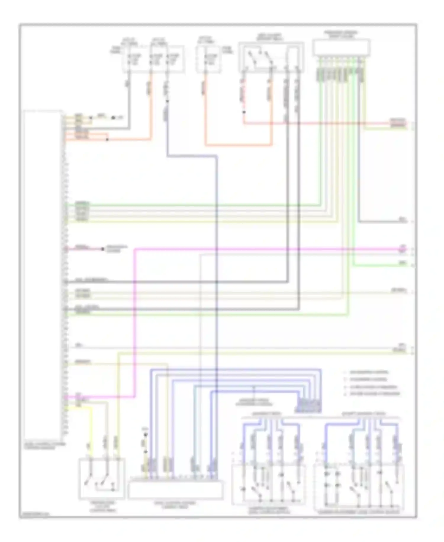 Touareg Volkswagen I (2002-2006): Level control circuit (1 of 2)