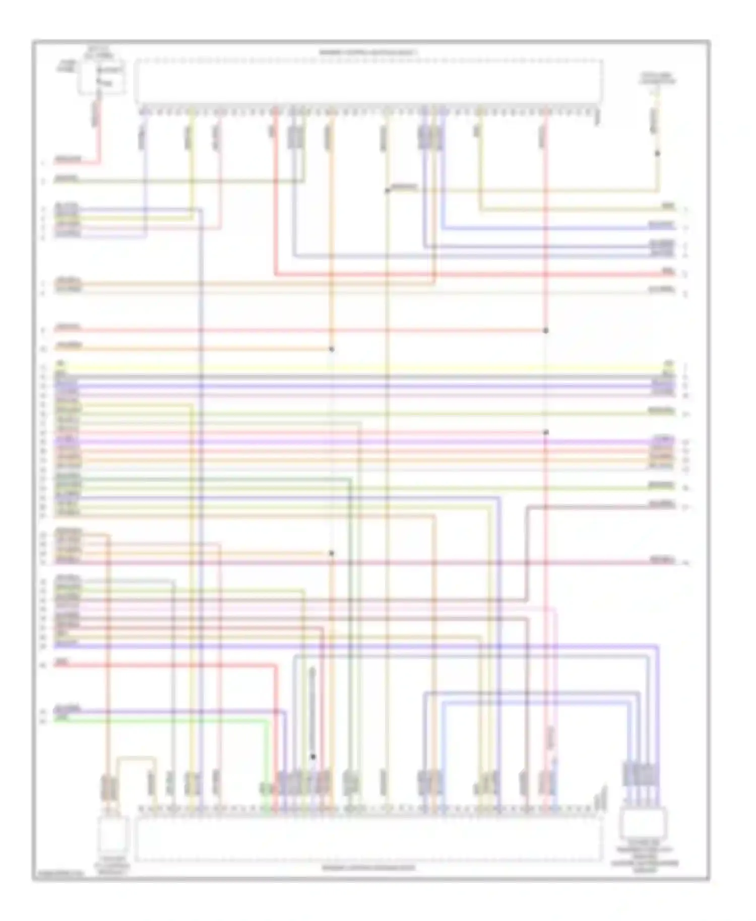 Touareg Volkswagen I (2002-2006): Wiring diagram engine performance 5.0l turbo diesel (5 of 6)