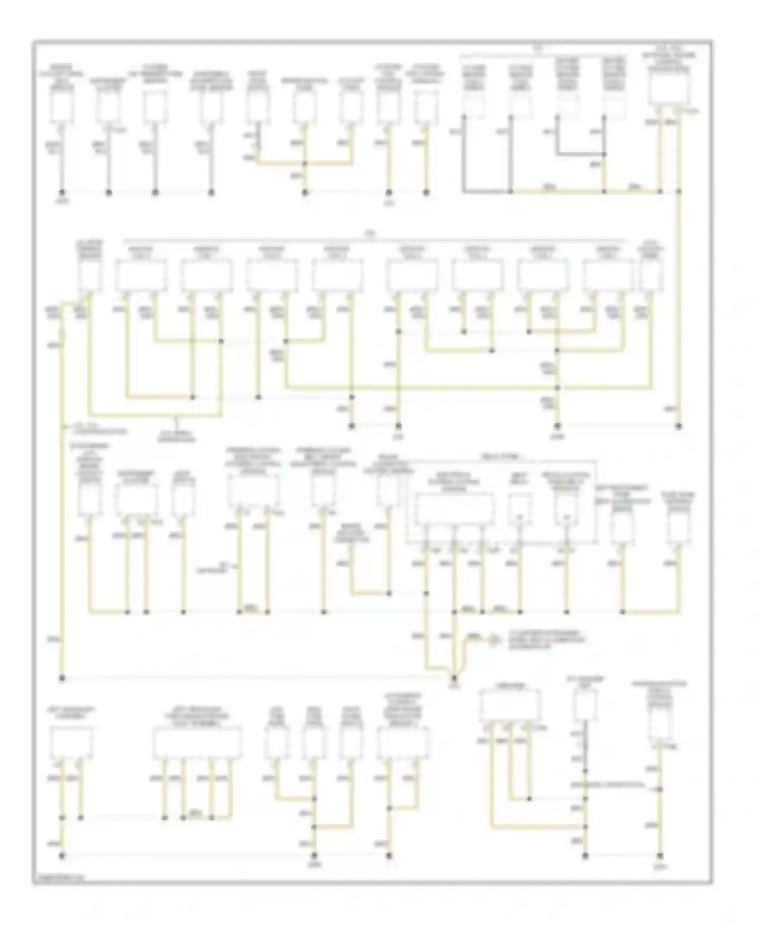Touareg Volkswagen I (2002-2006): Ground distribution circuit (2 of 5)
