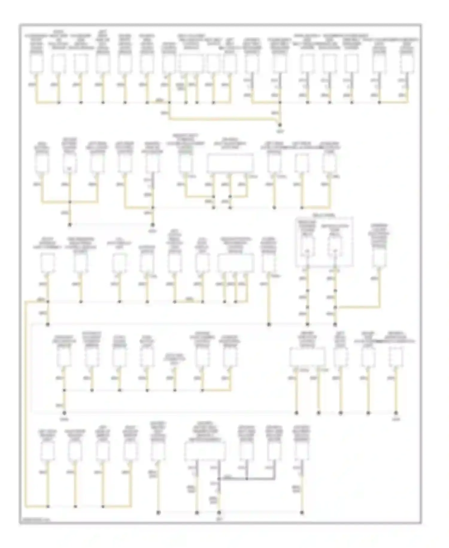 Touareg Volkswagen I (2002-2006): Ground distribution circuit (3 of 5)