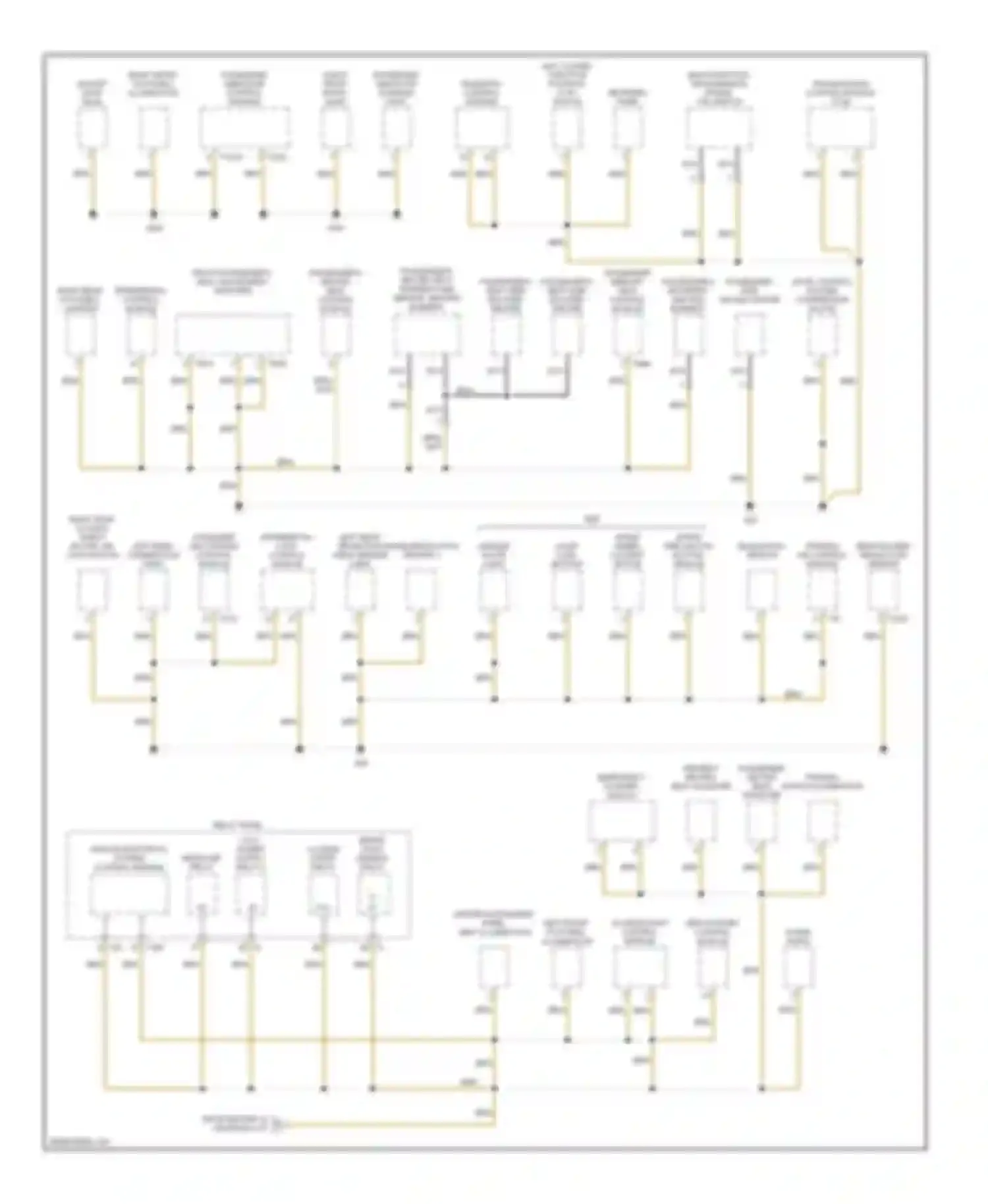 Touareg Volkswagen I (2002-2006): Ground distribution circuit (4 of 5)