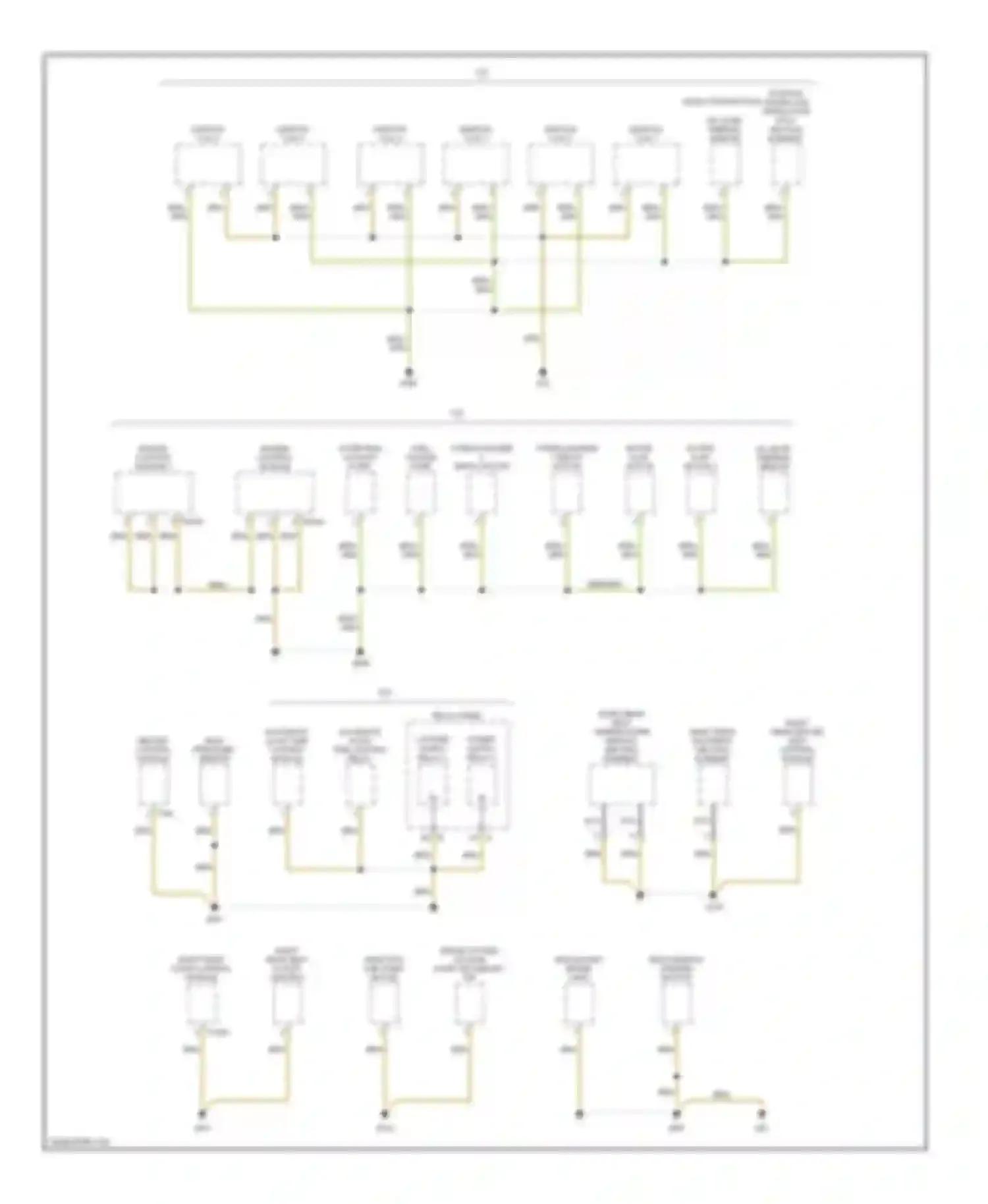 Touareg Volkswagen I (2002-2006): Ground distribution circuit (5 of 5)