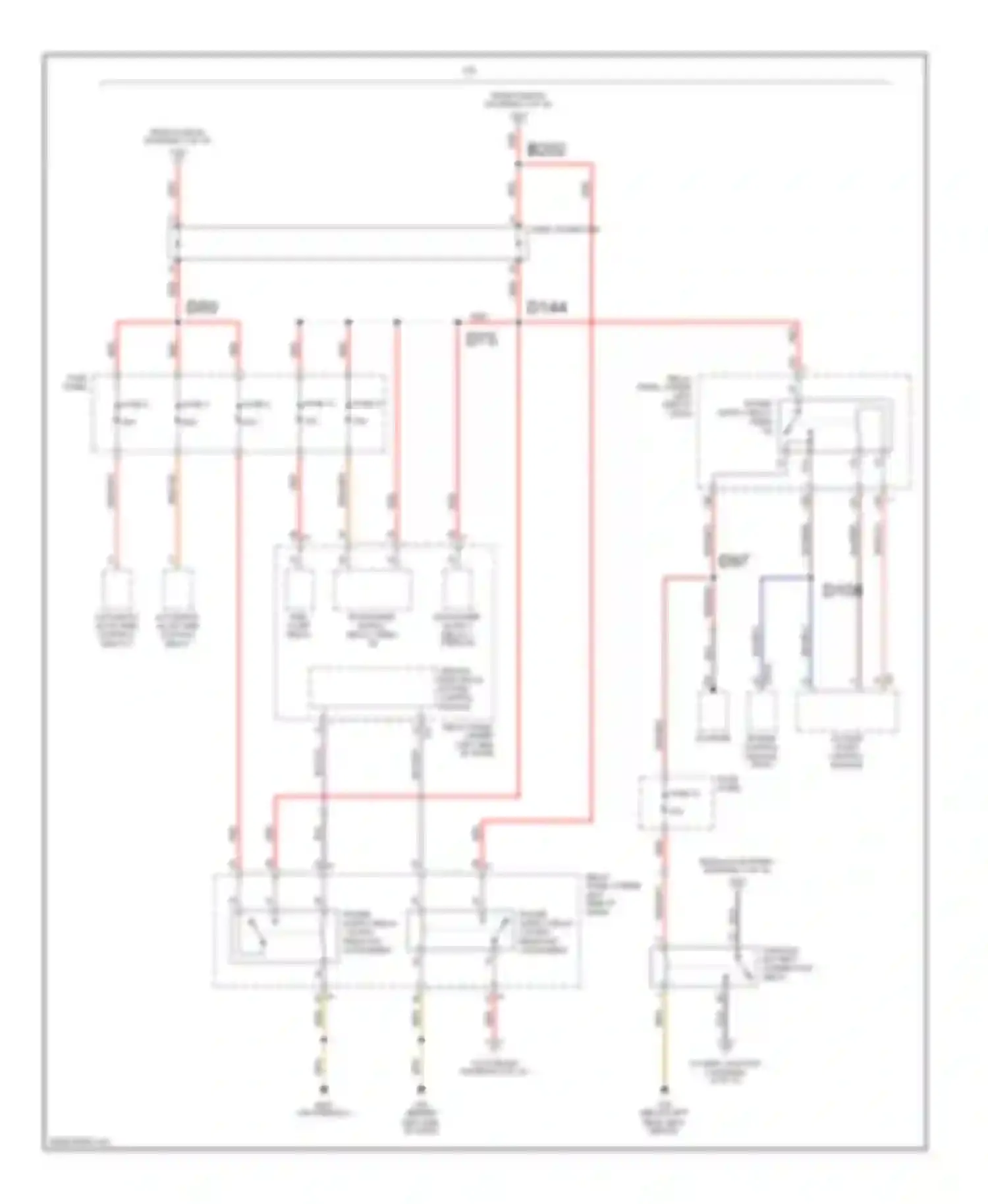 Touareg Volkswagen I (2002-2006): Power distribution circuit (10 of 10)